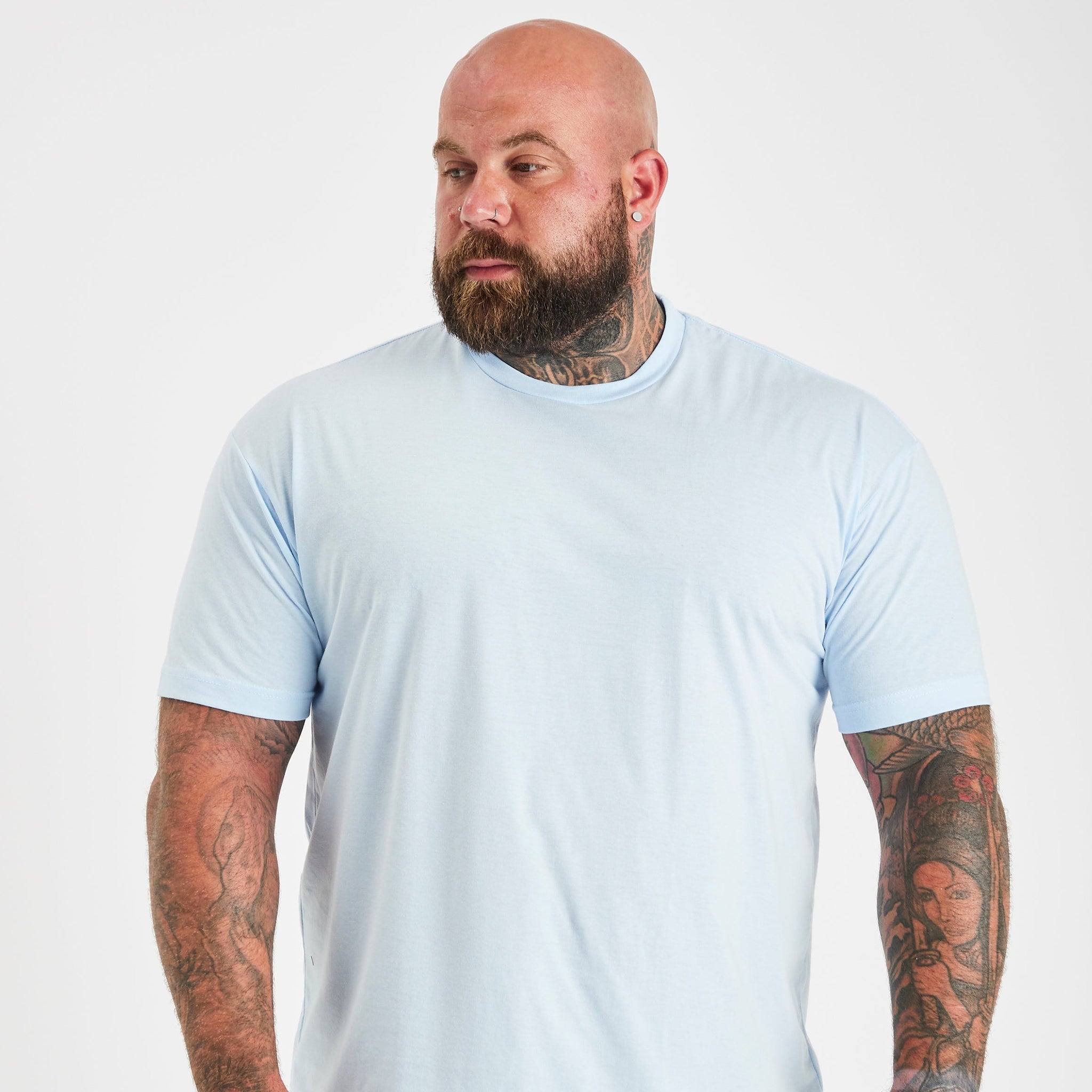 Load image into Gallery viewer, Sky Blue Crew Neck
