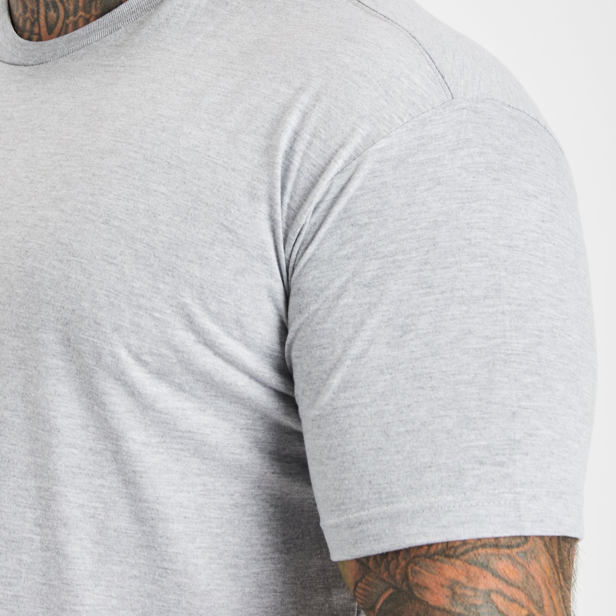 Load image into Gallery viewer, Heather Grey Crew Neck