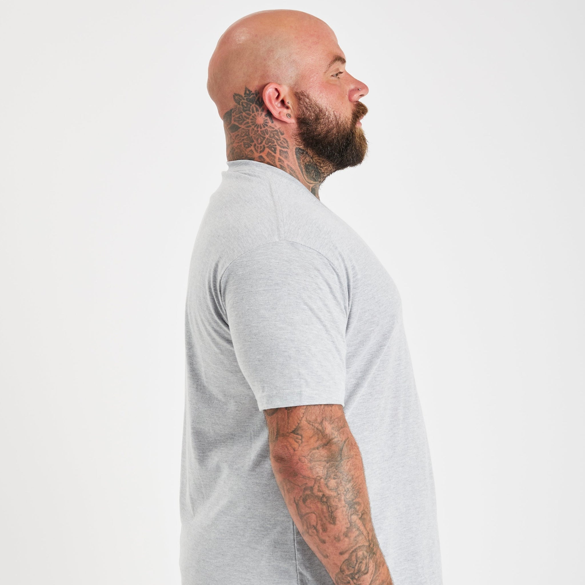 Load image into Gallery viewer, Heather Grey Crew Neck