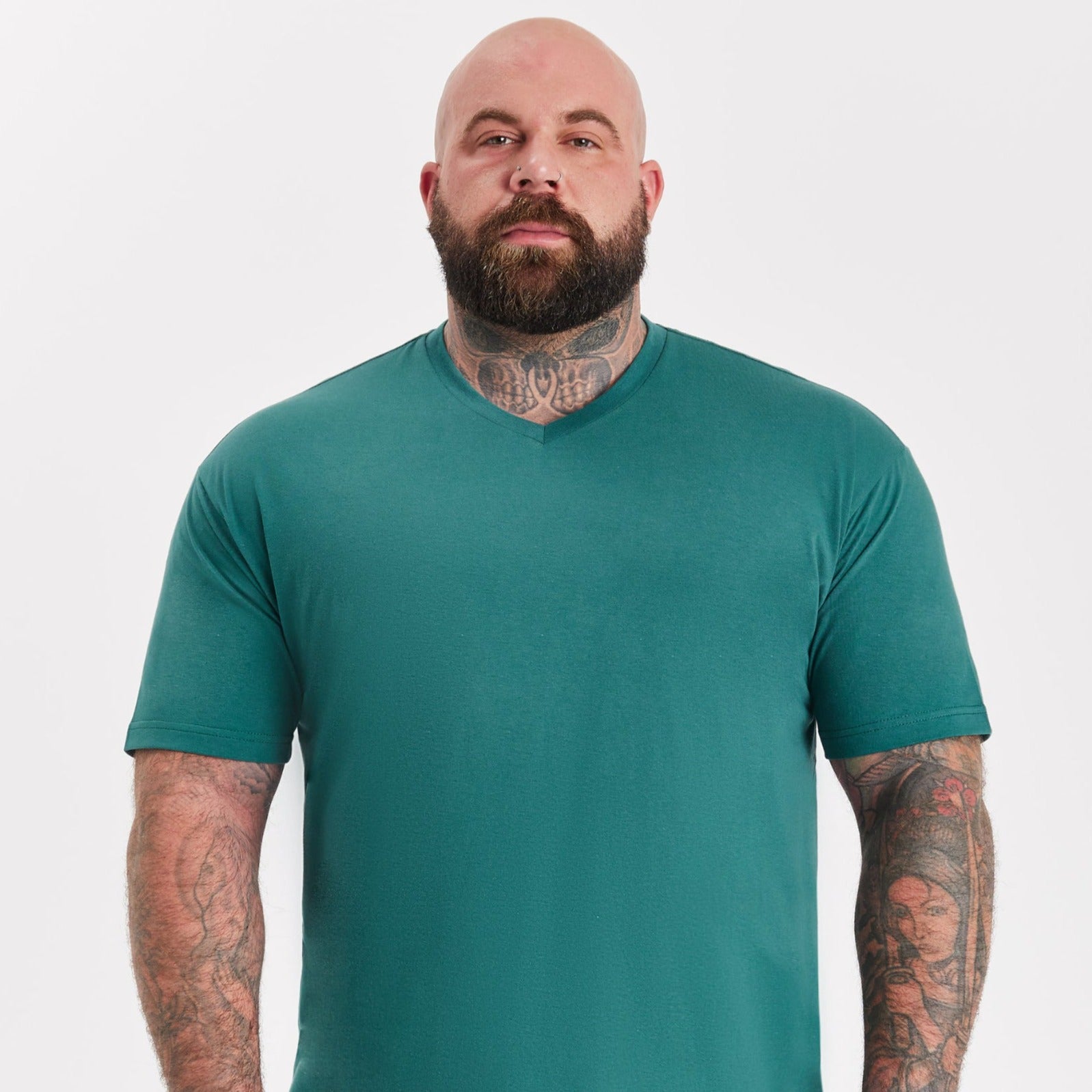 Load image into Gallery viewer, Forrest Green V-Neck
