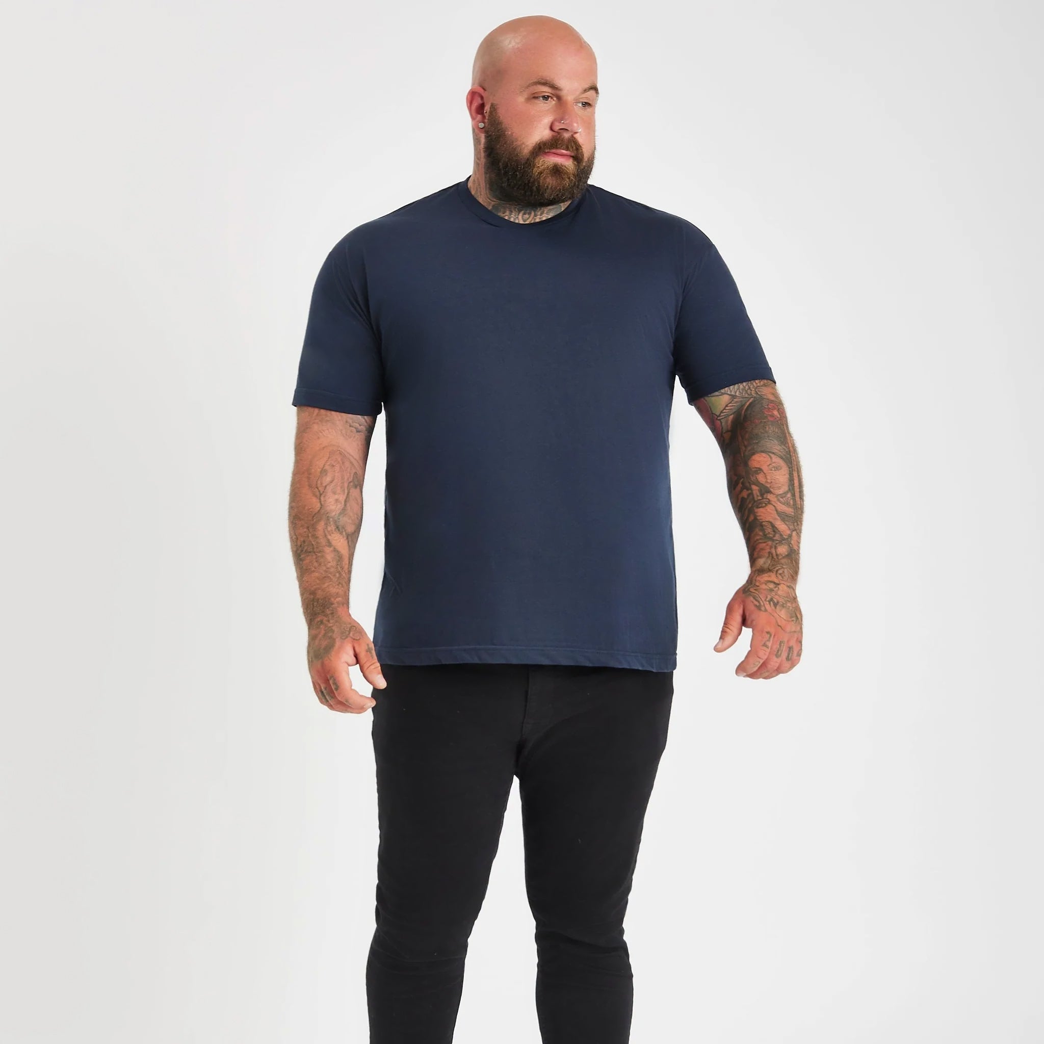 Load image into Gallery viewer, Navy Crew Neck
