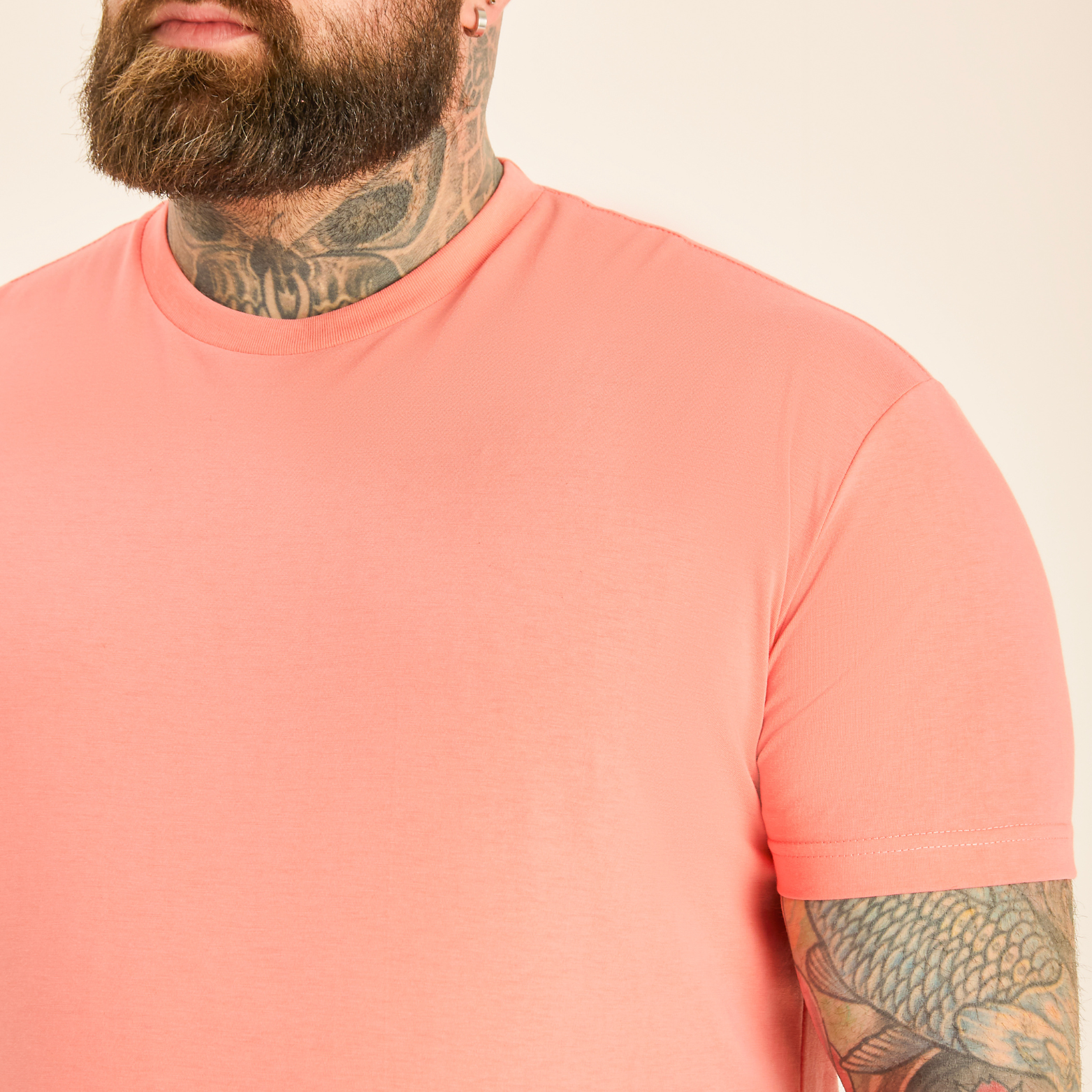 Load image into Gallery viewer, Peach Crew Neck