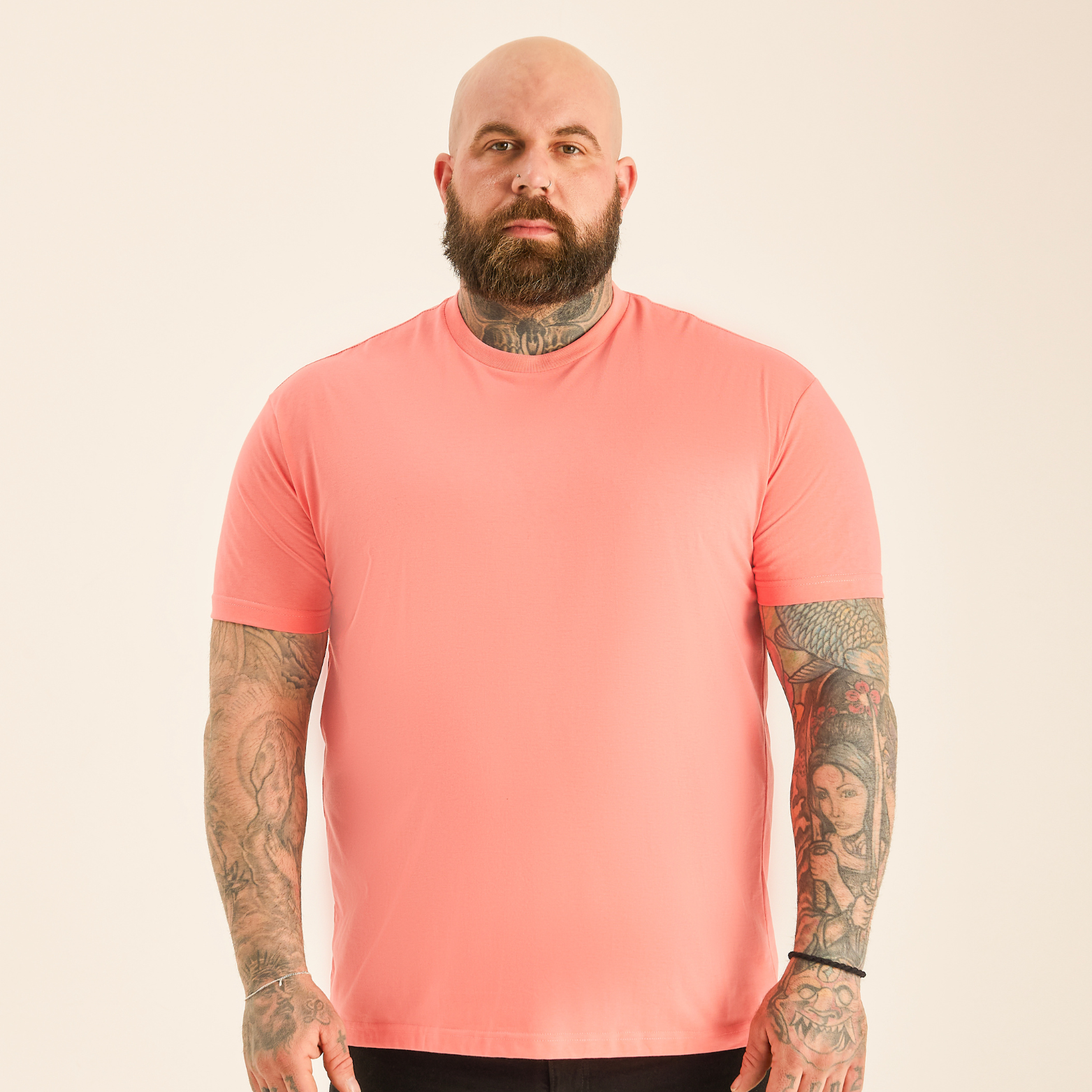 Load image into Gallery viewer, Peach Crew Neck
