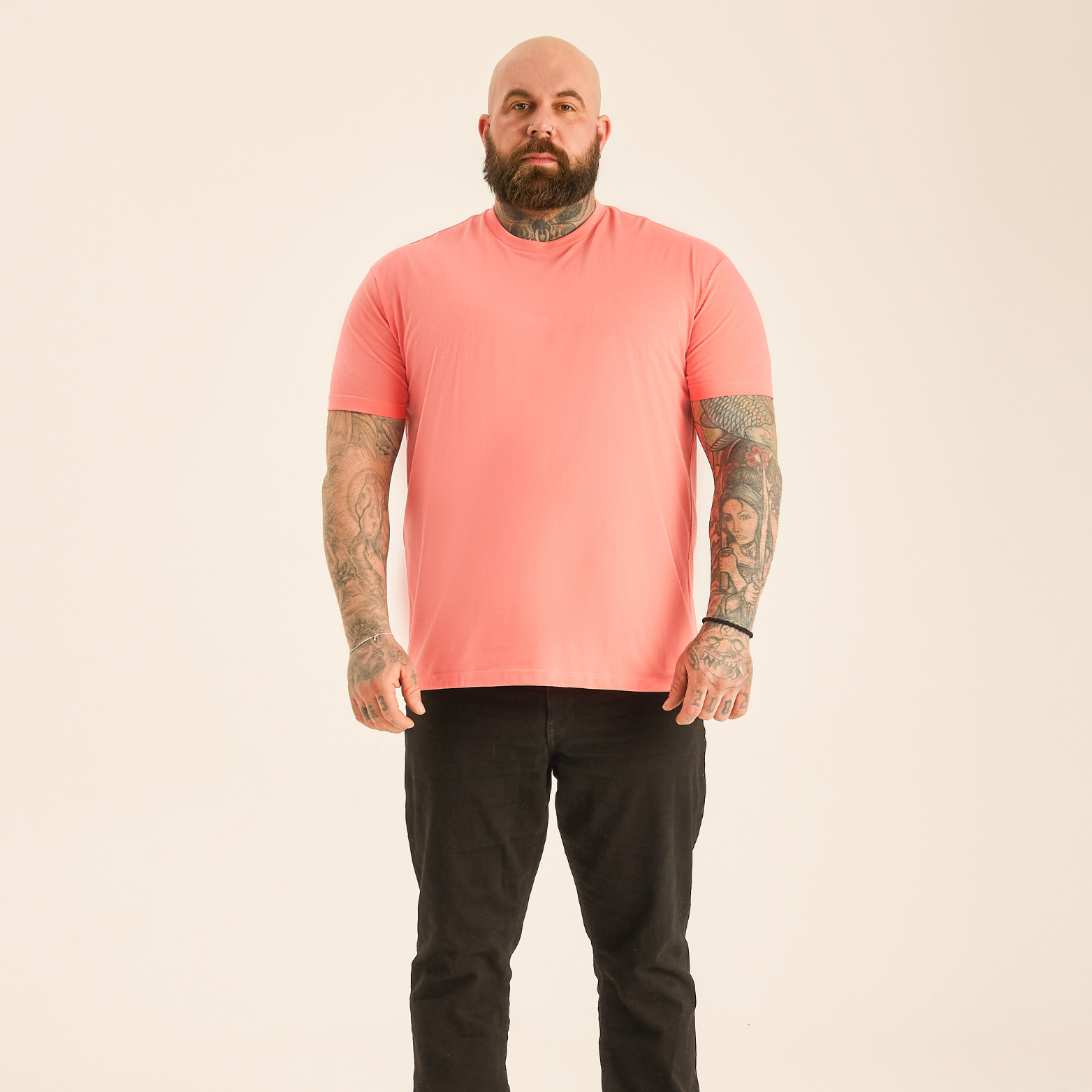 Load image into Gallery viewer, Peach Crew Neck