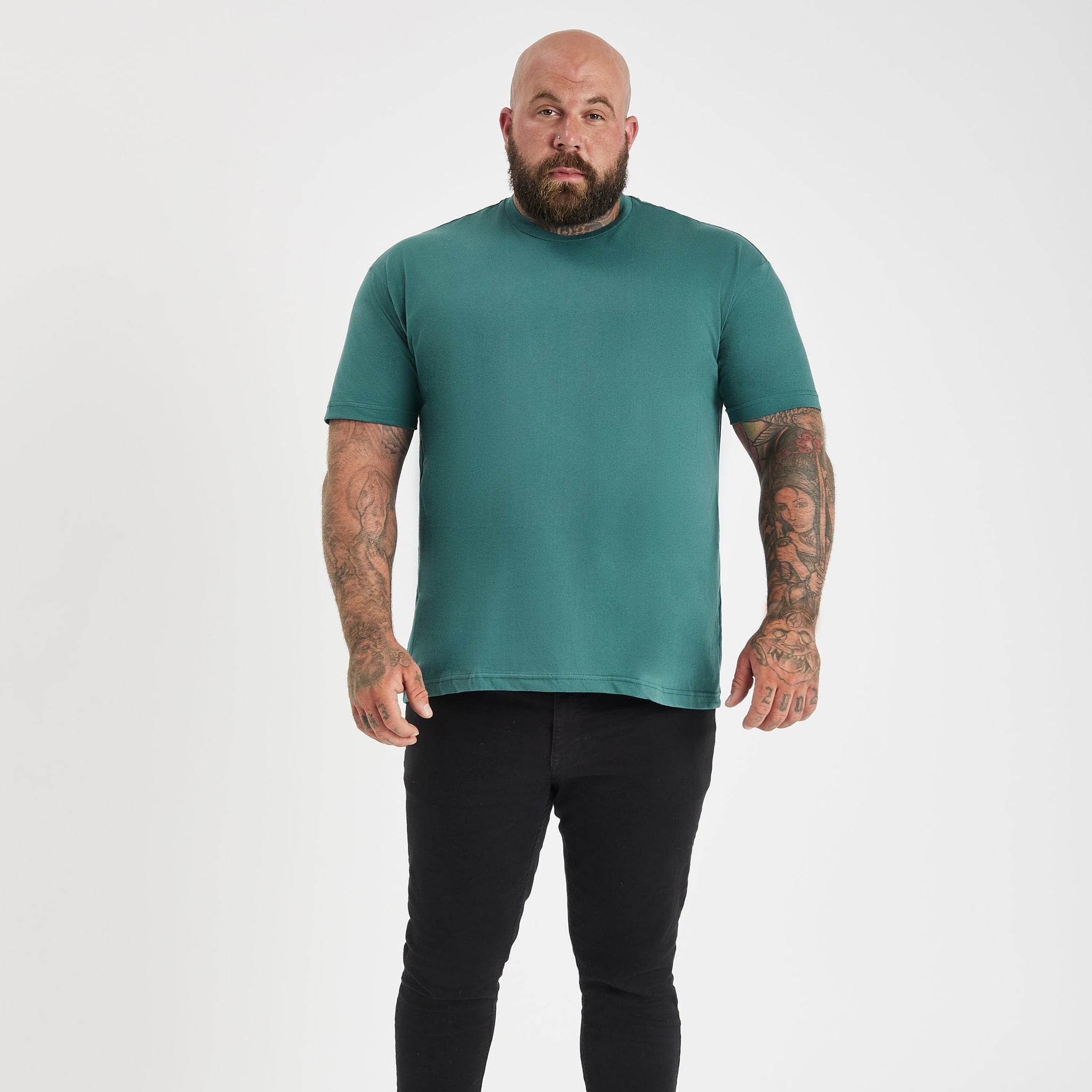 Load image into Gallery viewer, Forest Green Crew Neck
