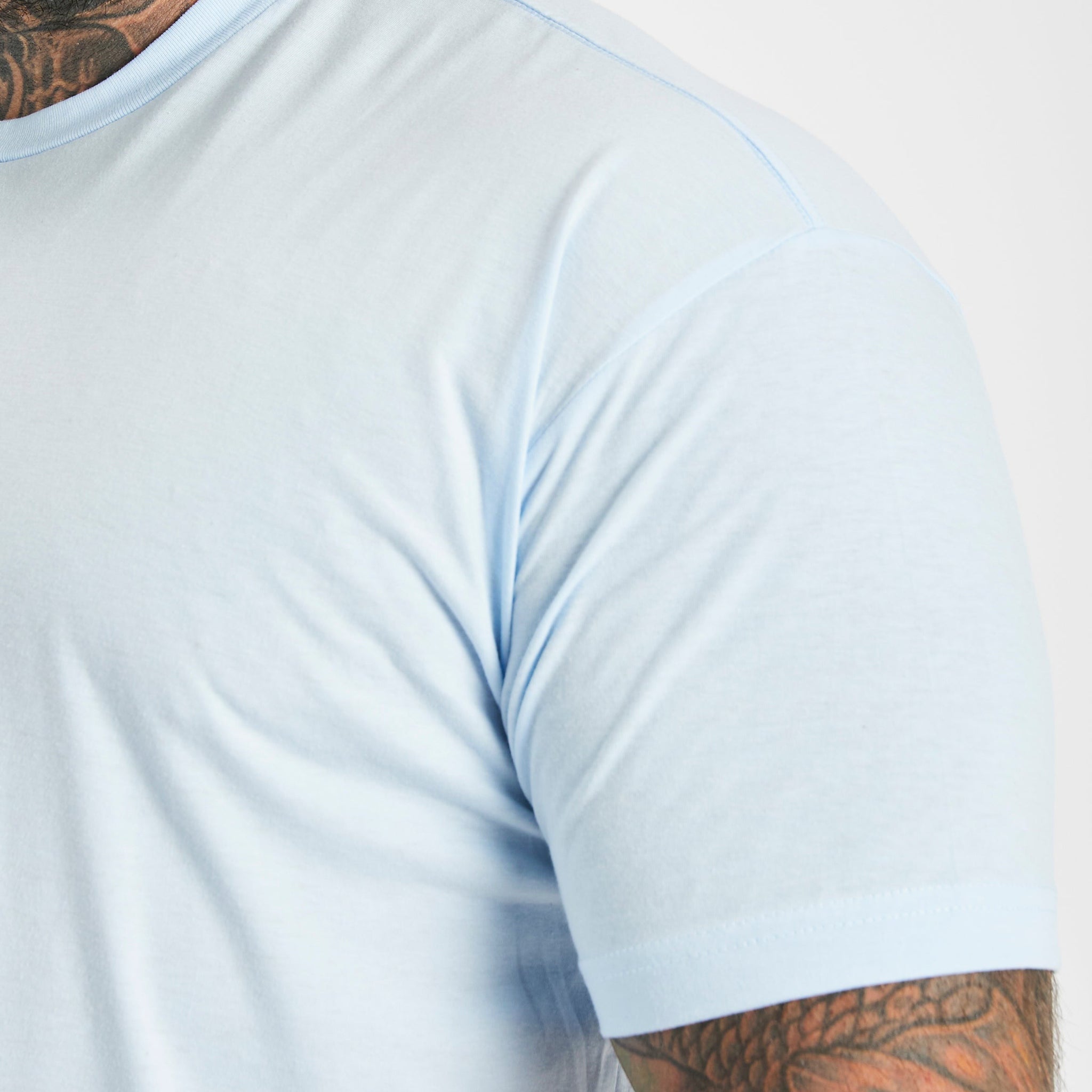 Load image into Gallery viewer, Sky Blue Crew Neck T-Shirt
