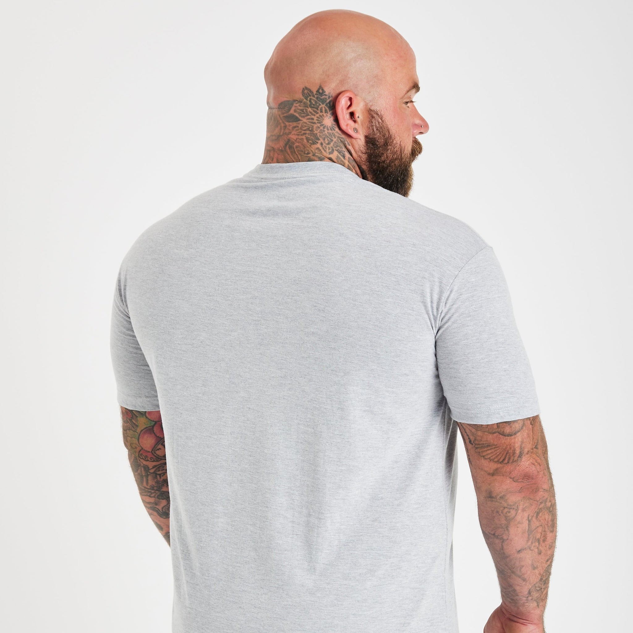 Load image into Gallery viewer, Heather Grey Crew Neck T-Shirt
