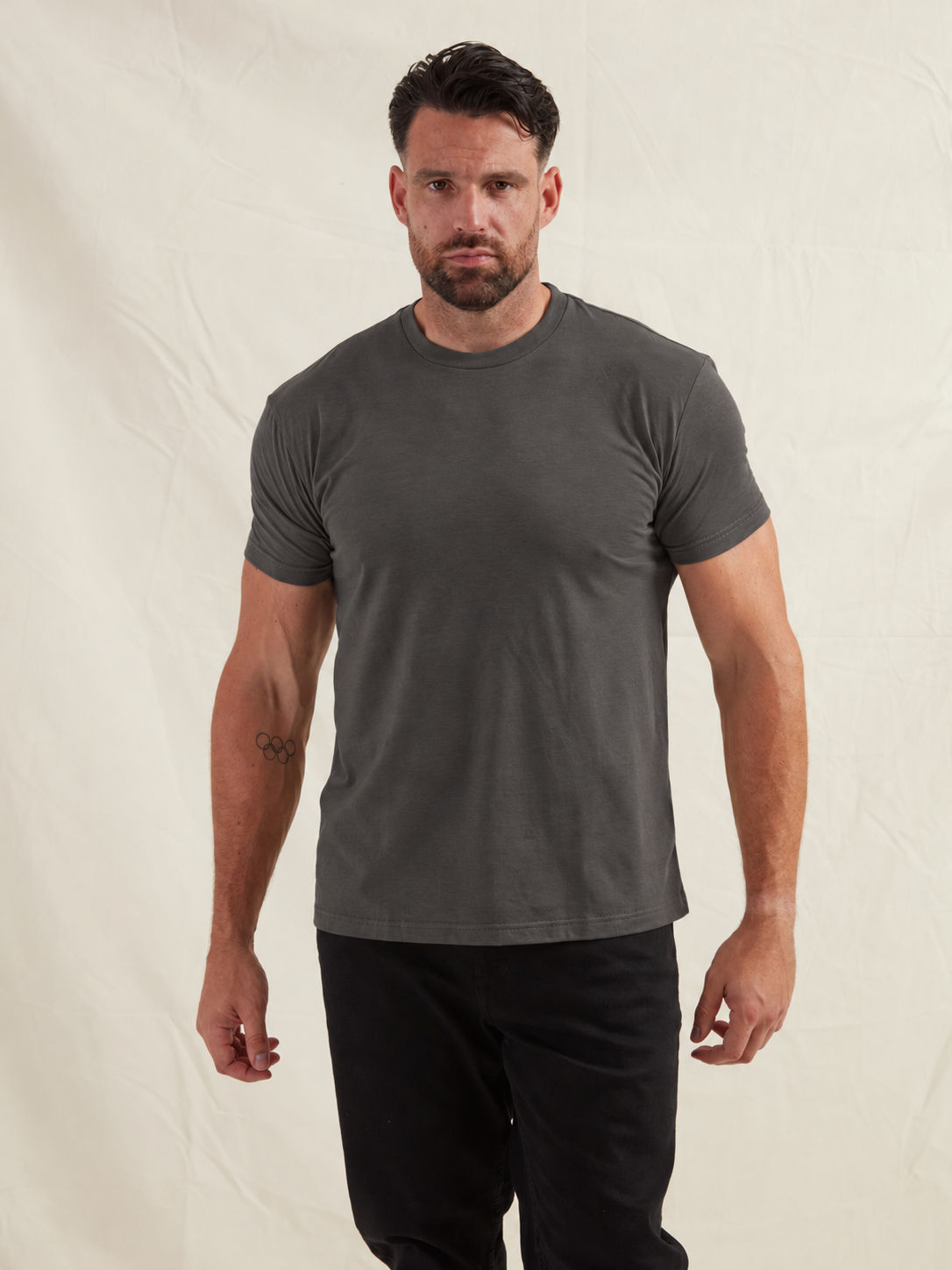Load image into Gallery viewer, Carbon Crew Neck T-Shirt
