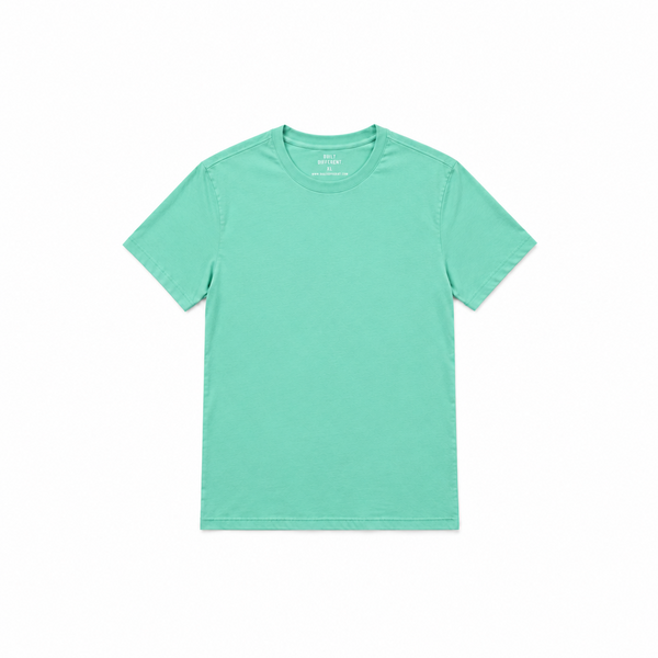 Aqua Crew Neck T-Shirt