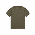 Khaki Pocket Crew Neck T-Shirt