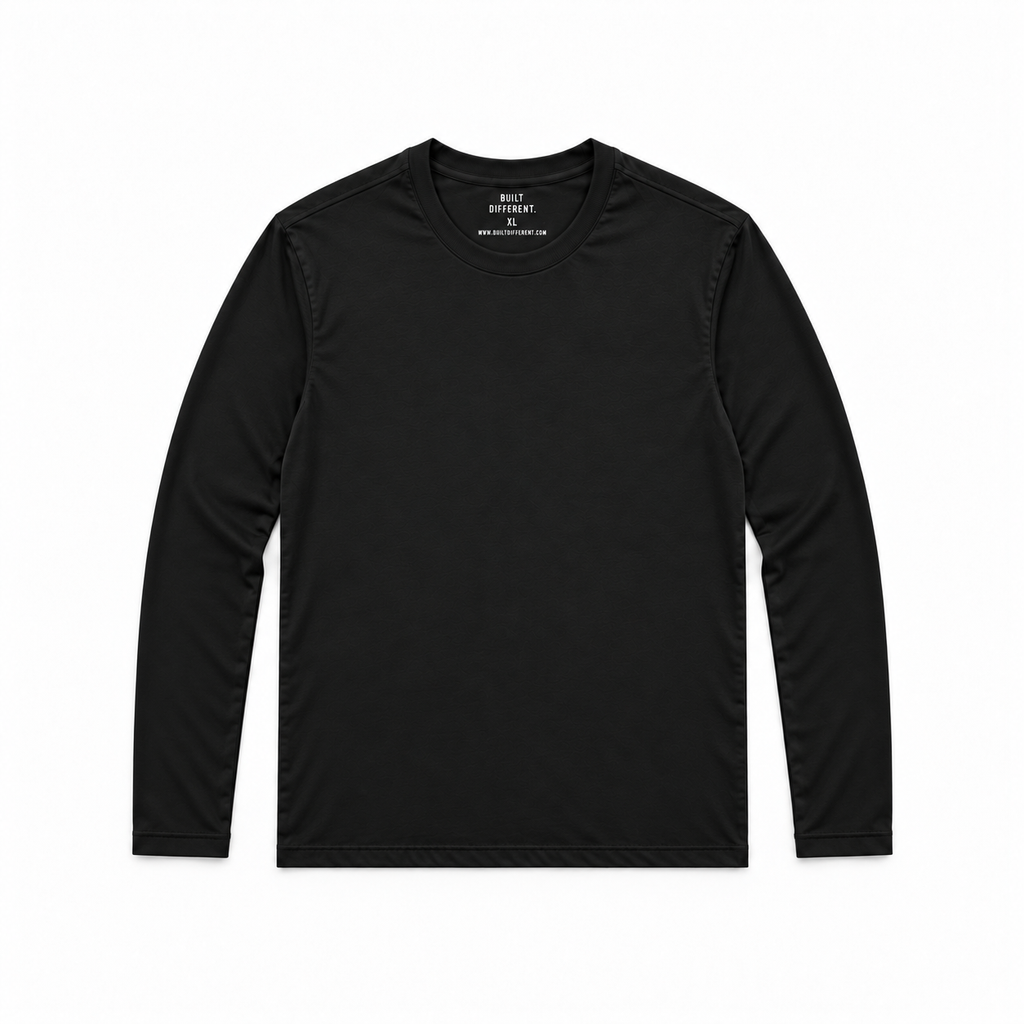 Tall Black Long Sleeve T-Shirt