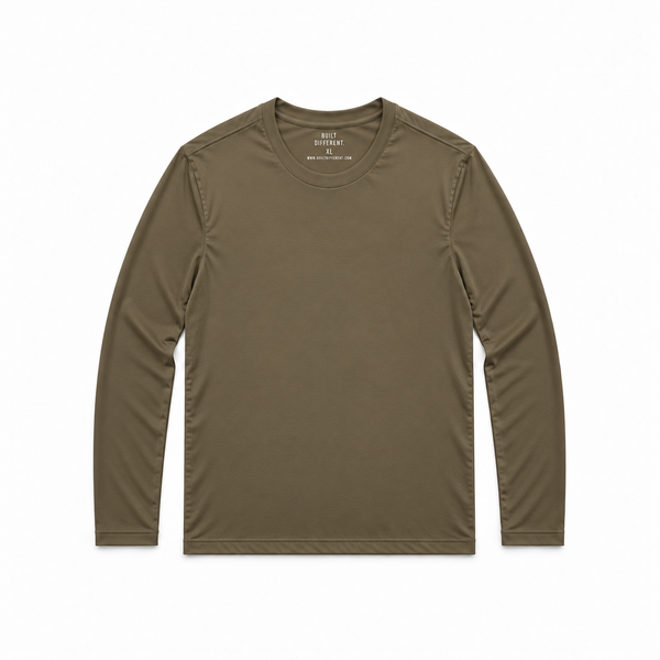 Tall Khaki Long Sleeve T-Shirt
