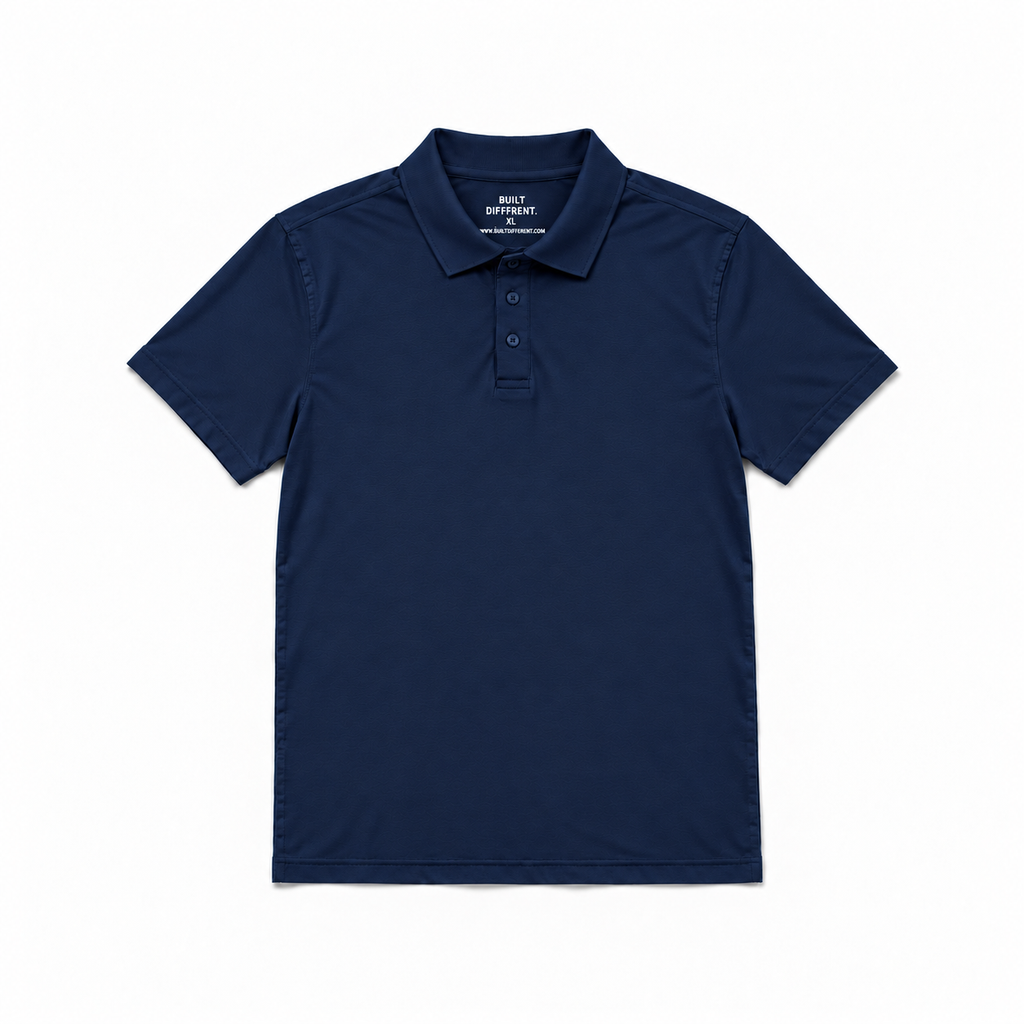 Tall Deep Blue Polo Shirt