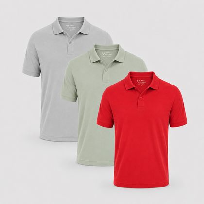 Golf Polo 3-Pack