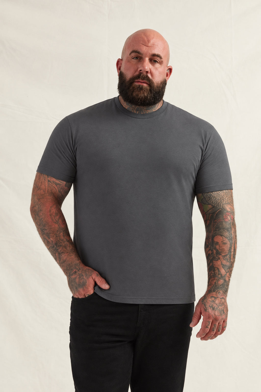 Load image into Gallery viewer, Carbon Crew Neck T-Shirt
