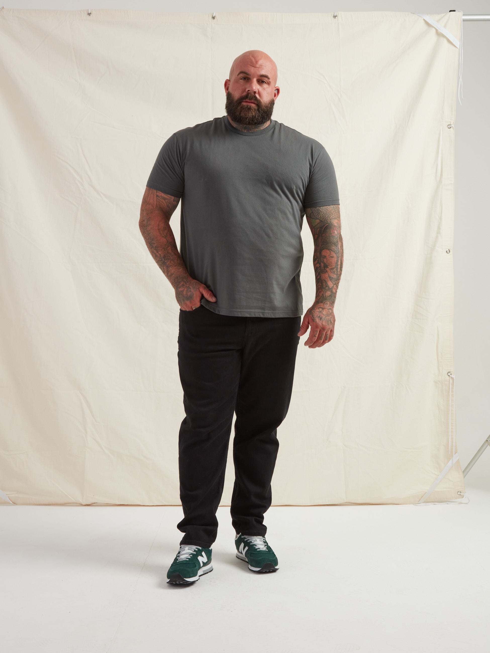 Load image into Gallery viewer, Carbon Crew Neck T-Shirt
