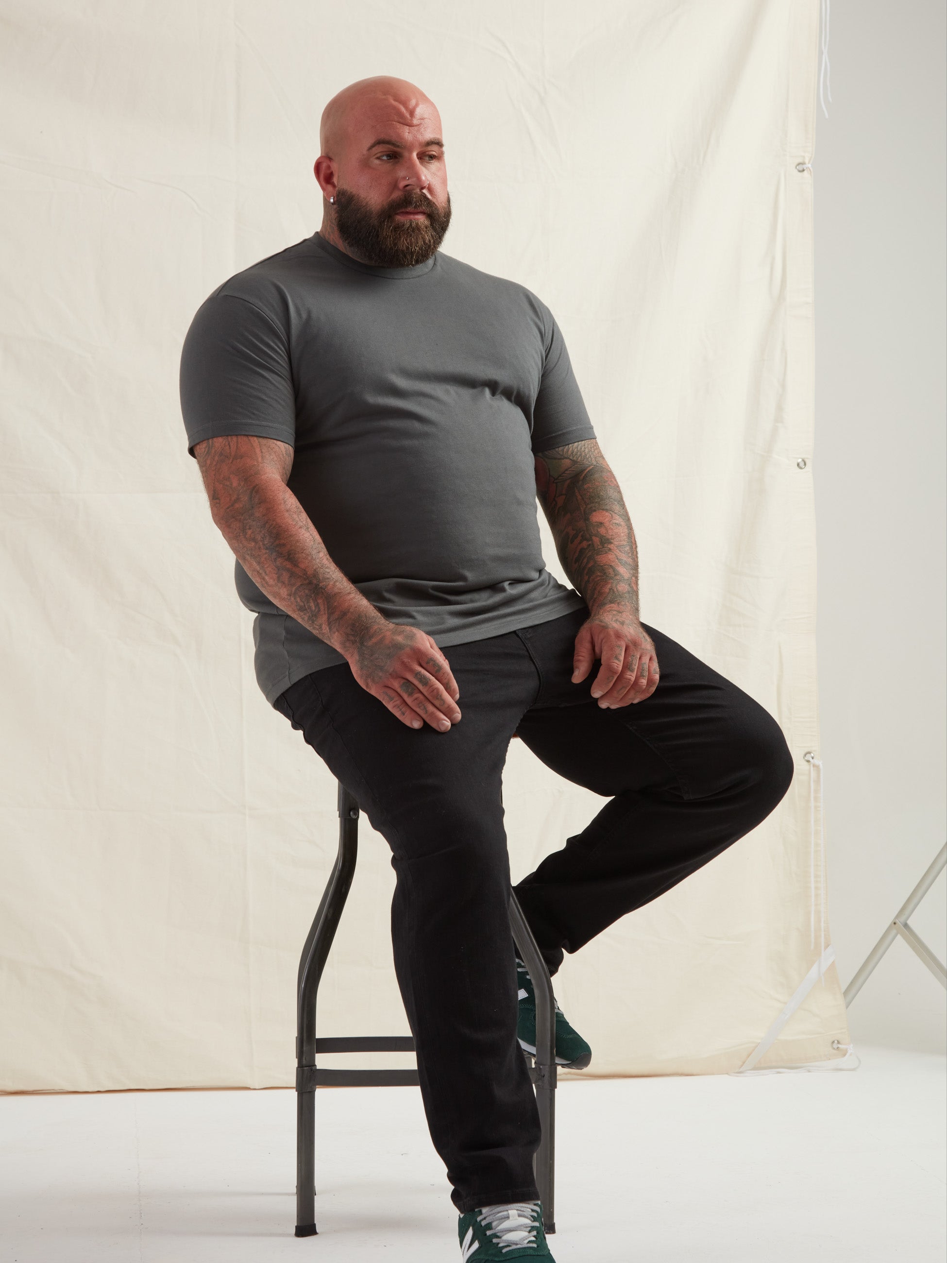 Load image into Gallery viewer, Carbon Crew Neck T-Shirt

