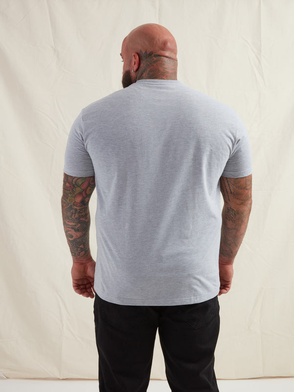 Heather Grey Crew Neck T-Shirt