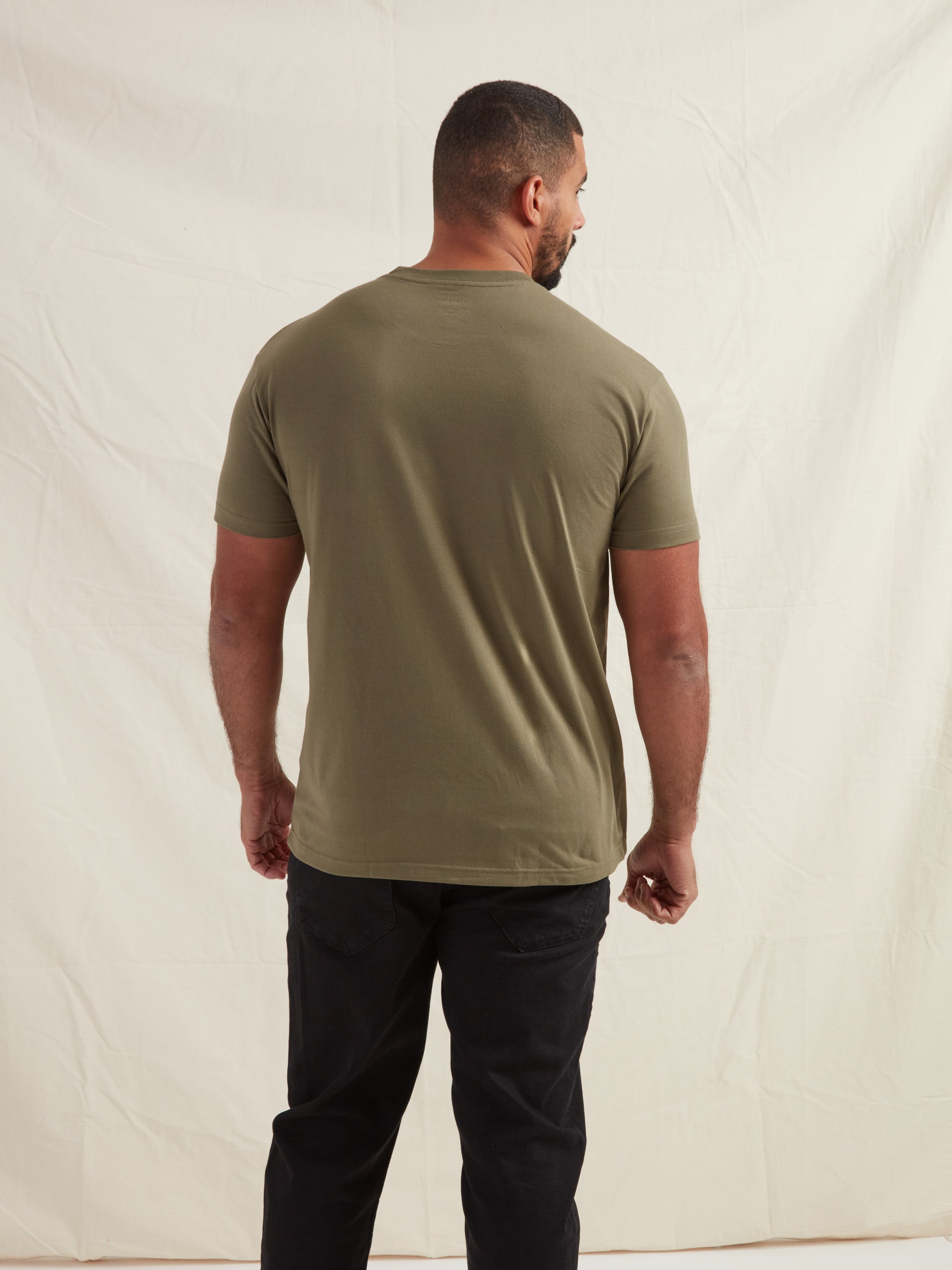 Load image into Gallery viewer, Tall Khaki Crew Neck T-Shirt
