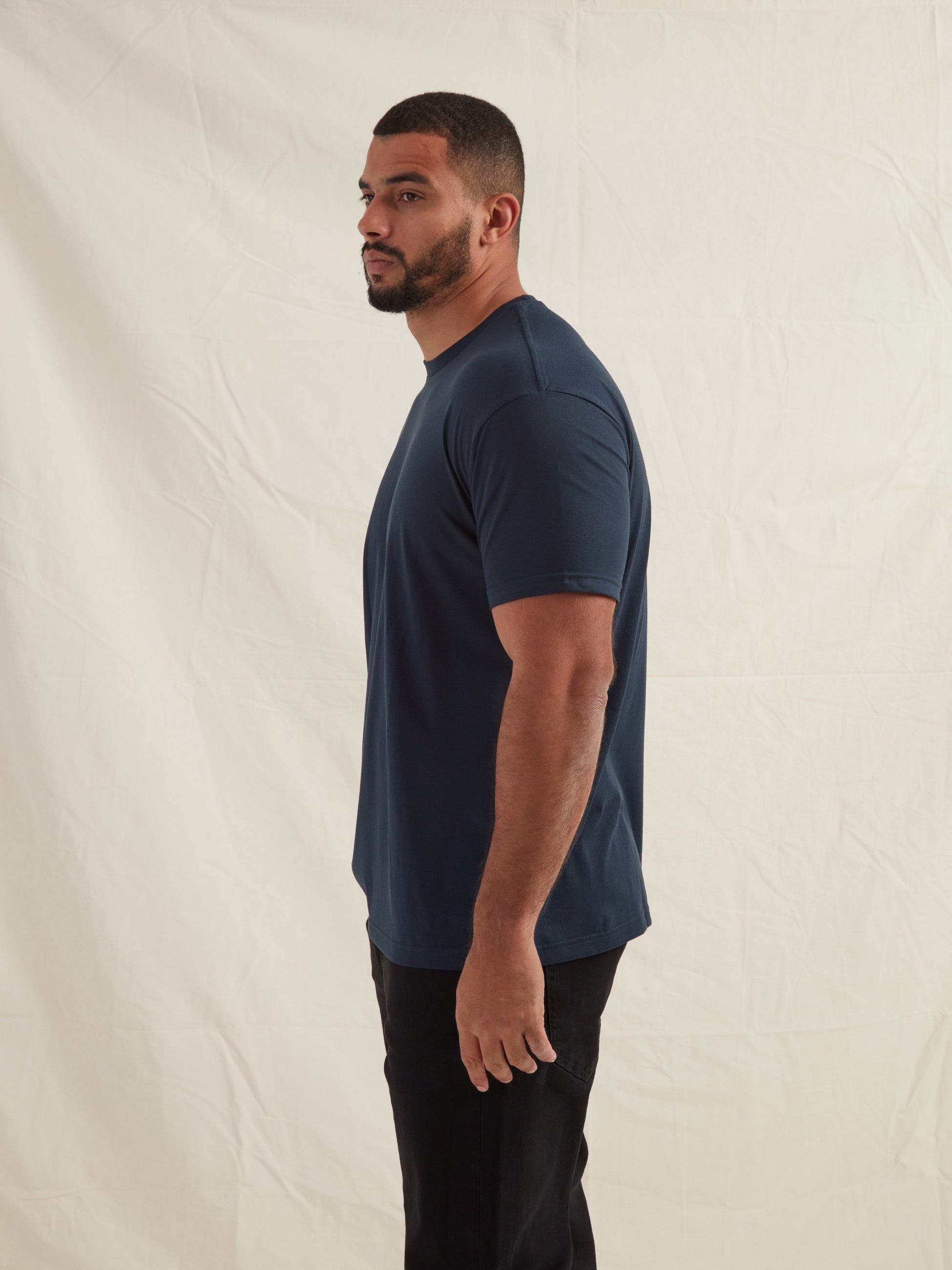Load image into Gallery viewer, Tall Navy Crew Neck T-Shirt
