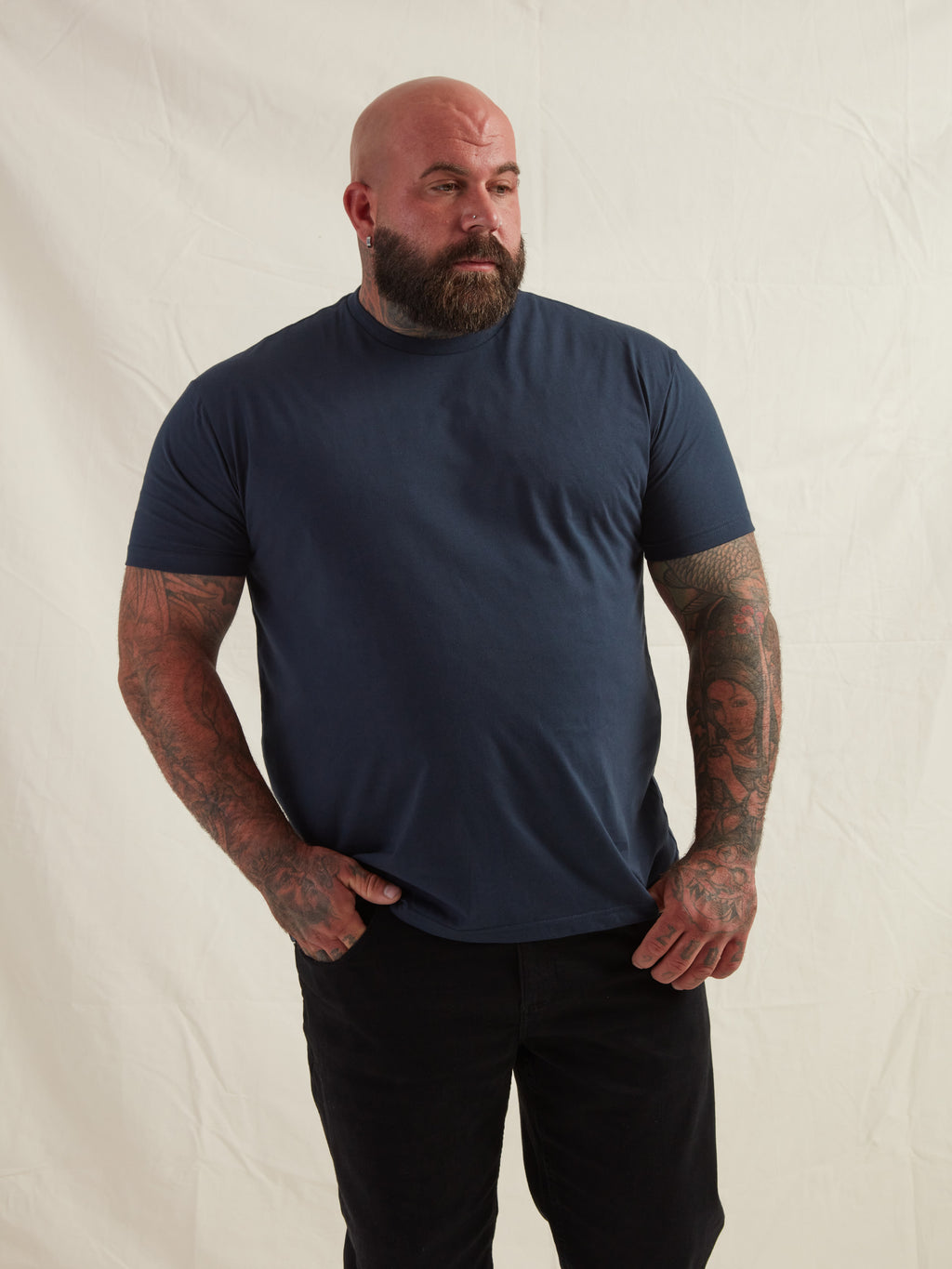 Navy Crew Neck T-Shirt