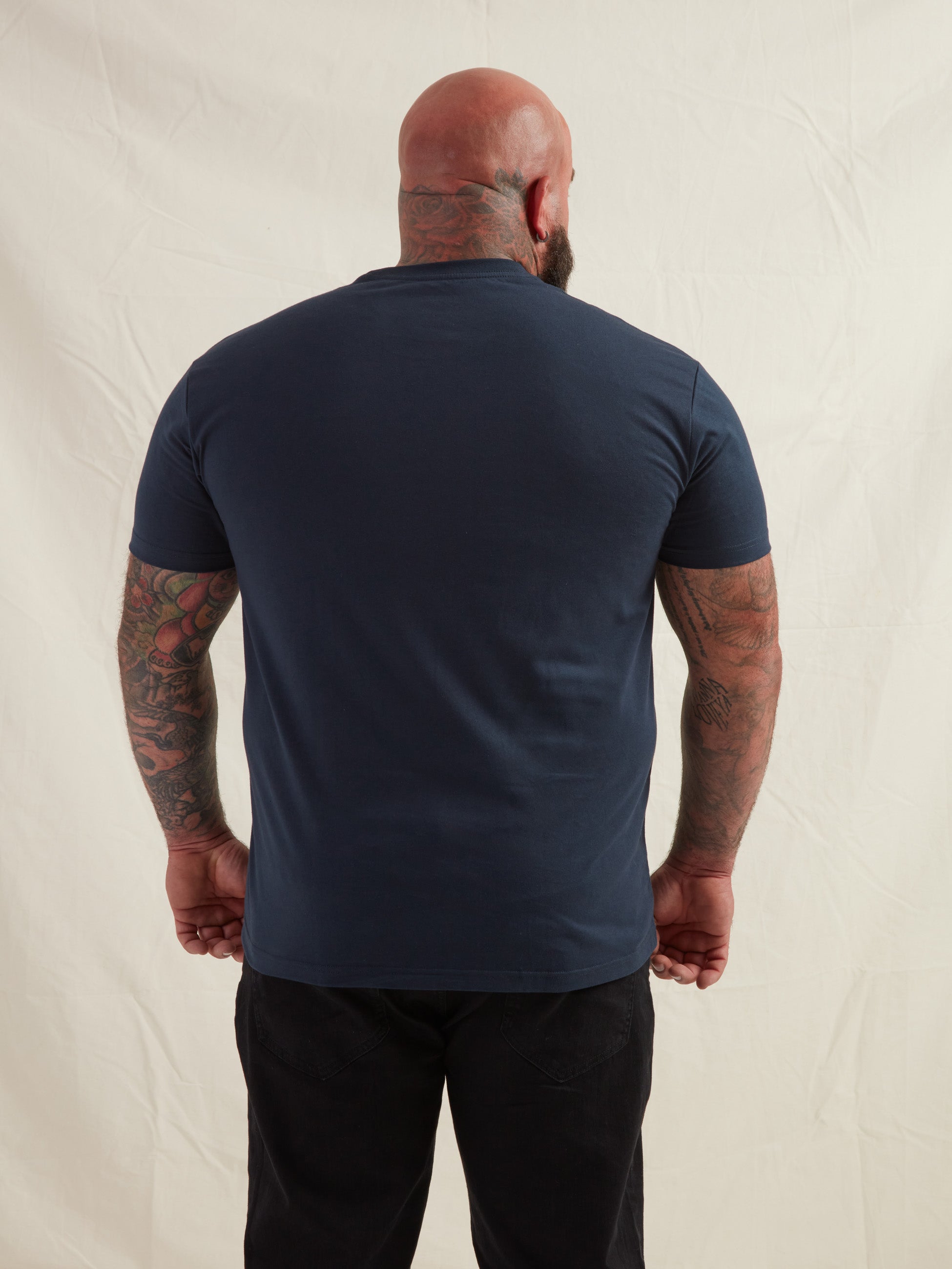 Load image into Gallery viewer, Navy Crew Neck T-Shirt
