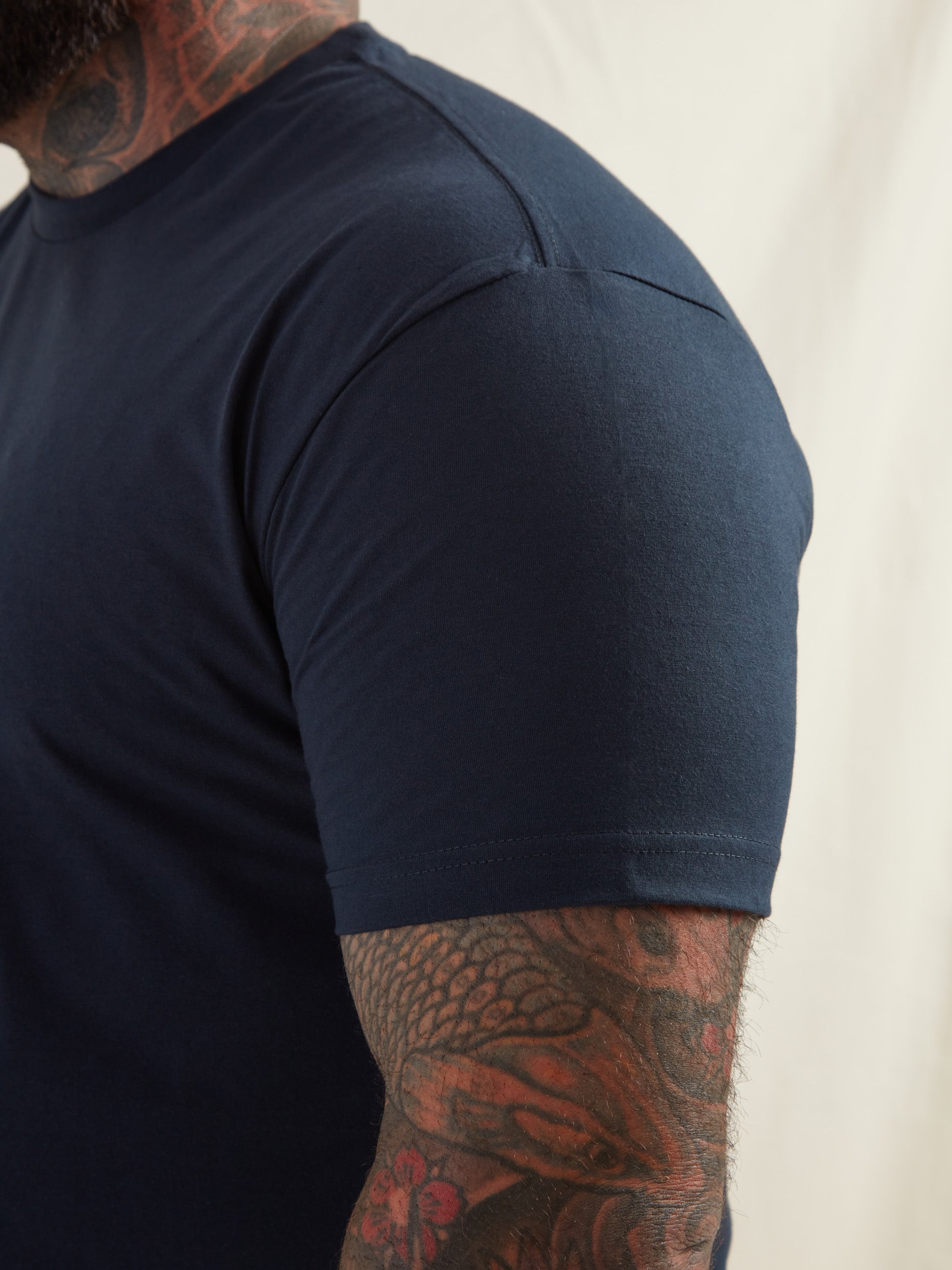Load image into Gallery viewer, Navy Crew Neck T-Shirt
