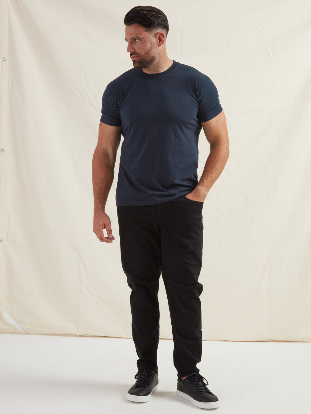 Navy Crew Neck T-Shirt