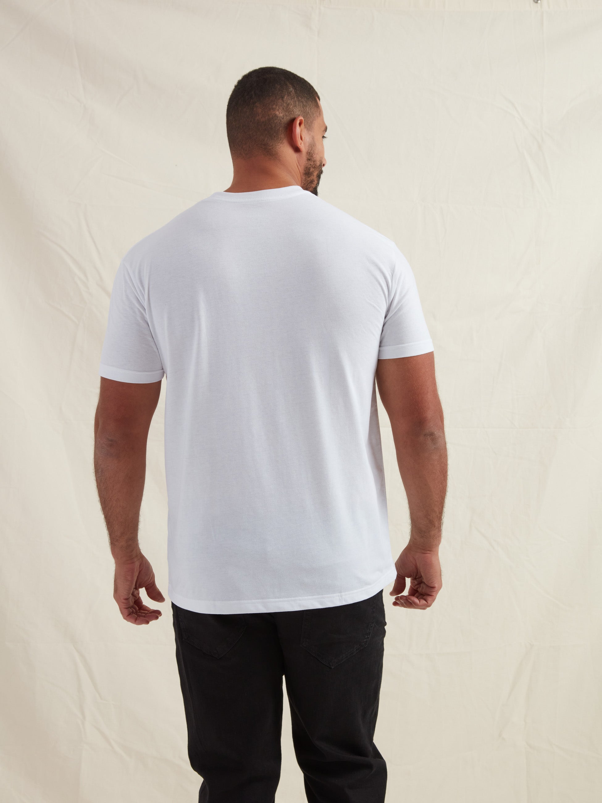Load image into Gallery viewer, Tall White Crew Neck T-Shirt
