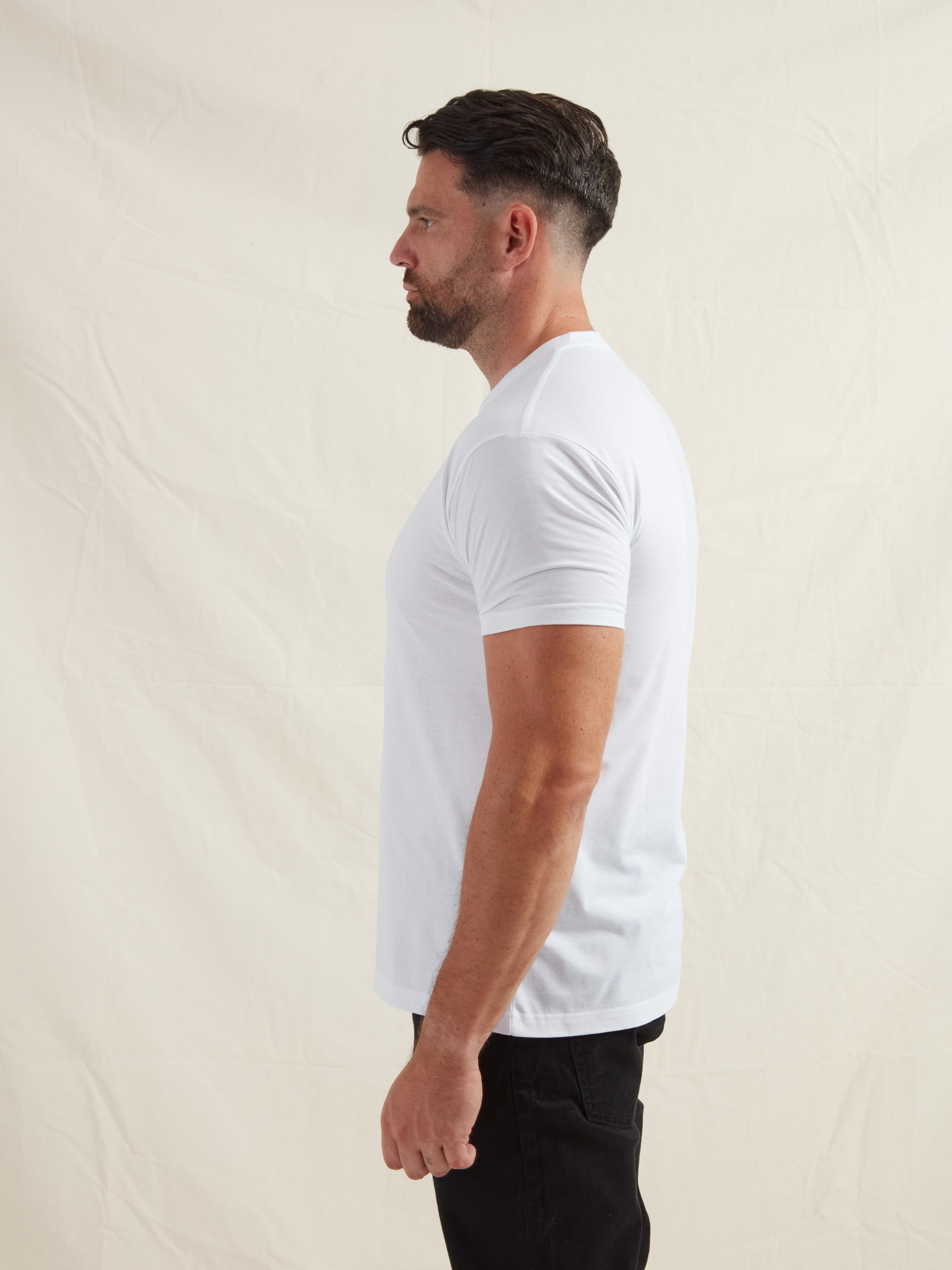 Load image into Gallery viewer, White Crew Neck T-Shirt
