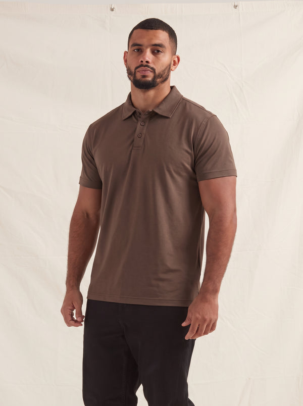 Tall Chocolate Polo Shirt