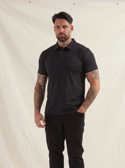 All-Black Polo 3-Pack