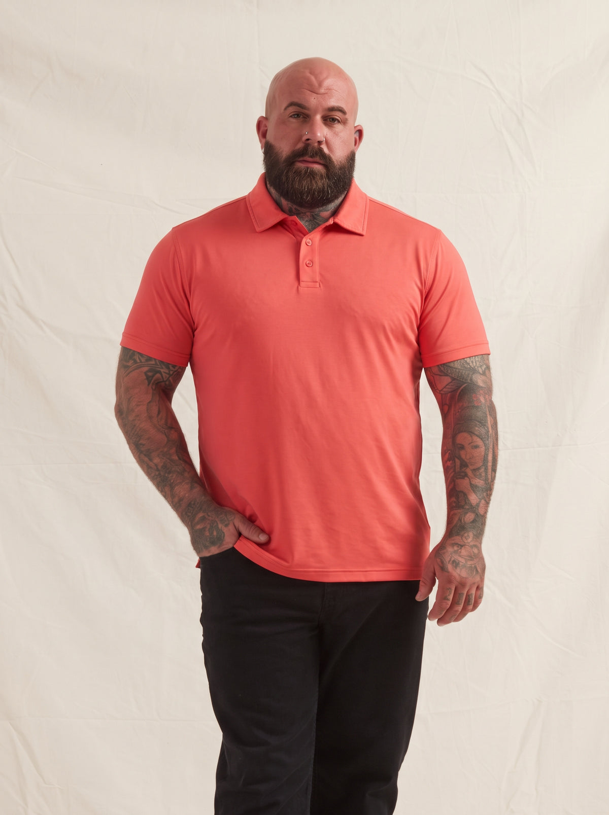 Peach Polo Shirt
