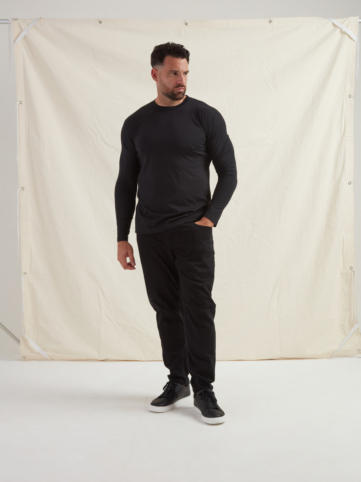 Tall Black Long Sleeve 3-Pack