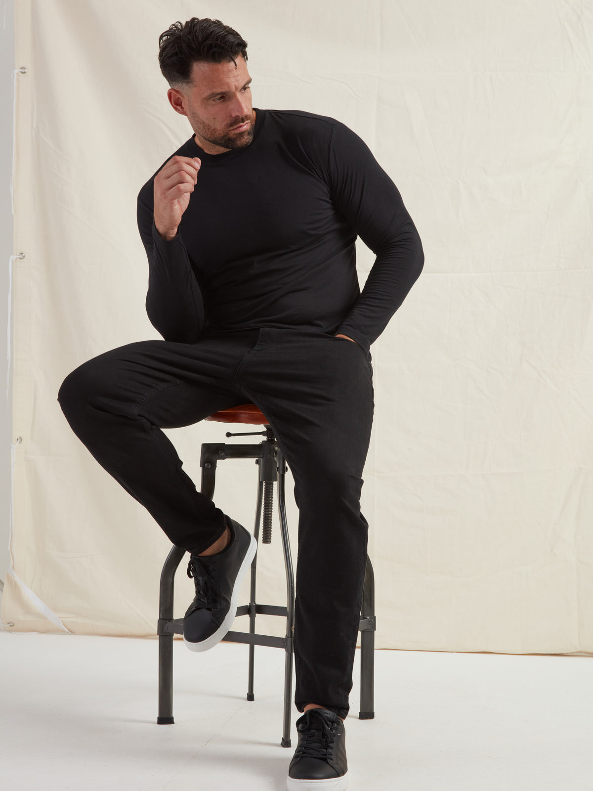 Tall Black Long Sleeve 3-Pack