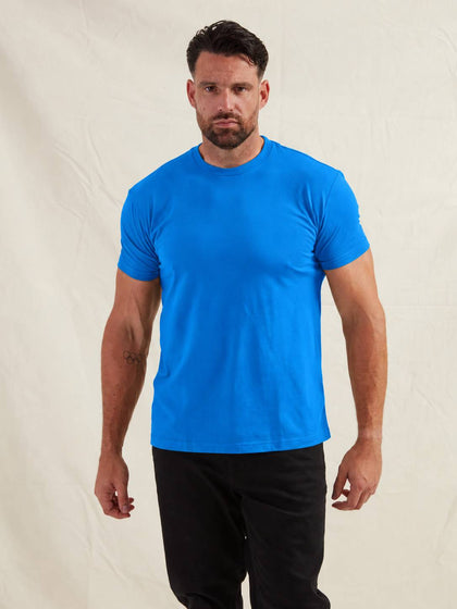 Ibiza Blue Crew Neck T-Shirt