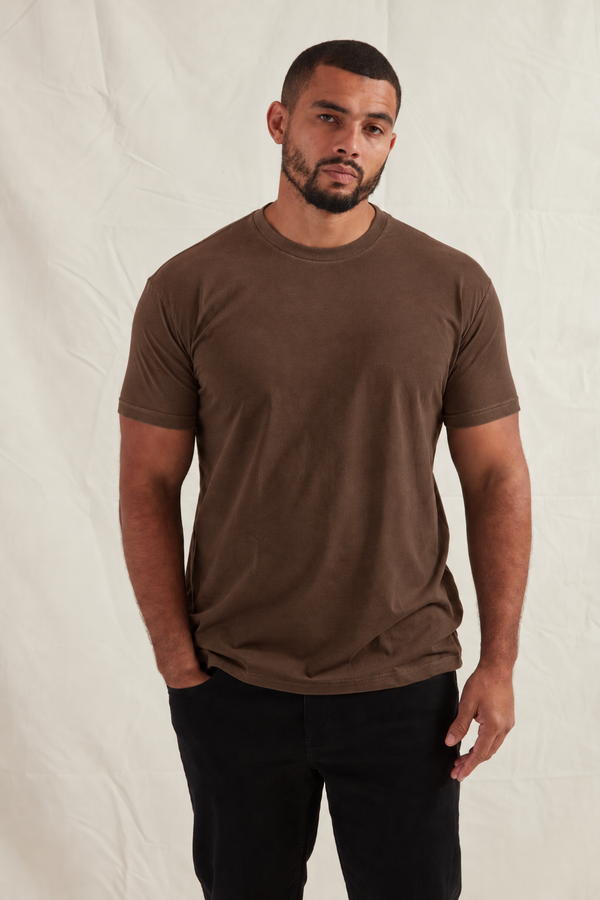 Tall Chocolate Crew Neck T-Shirt