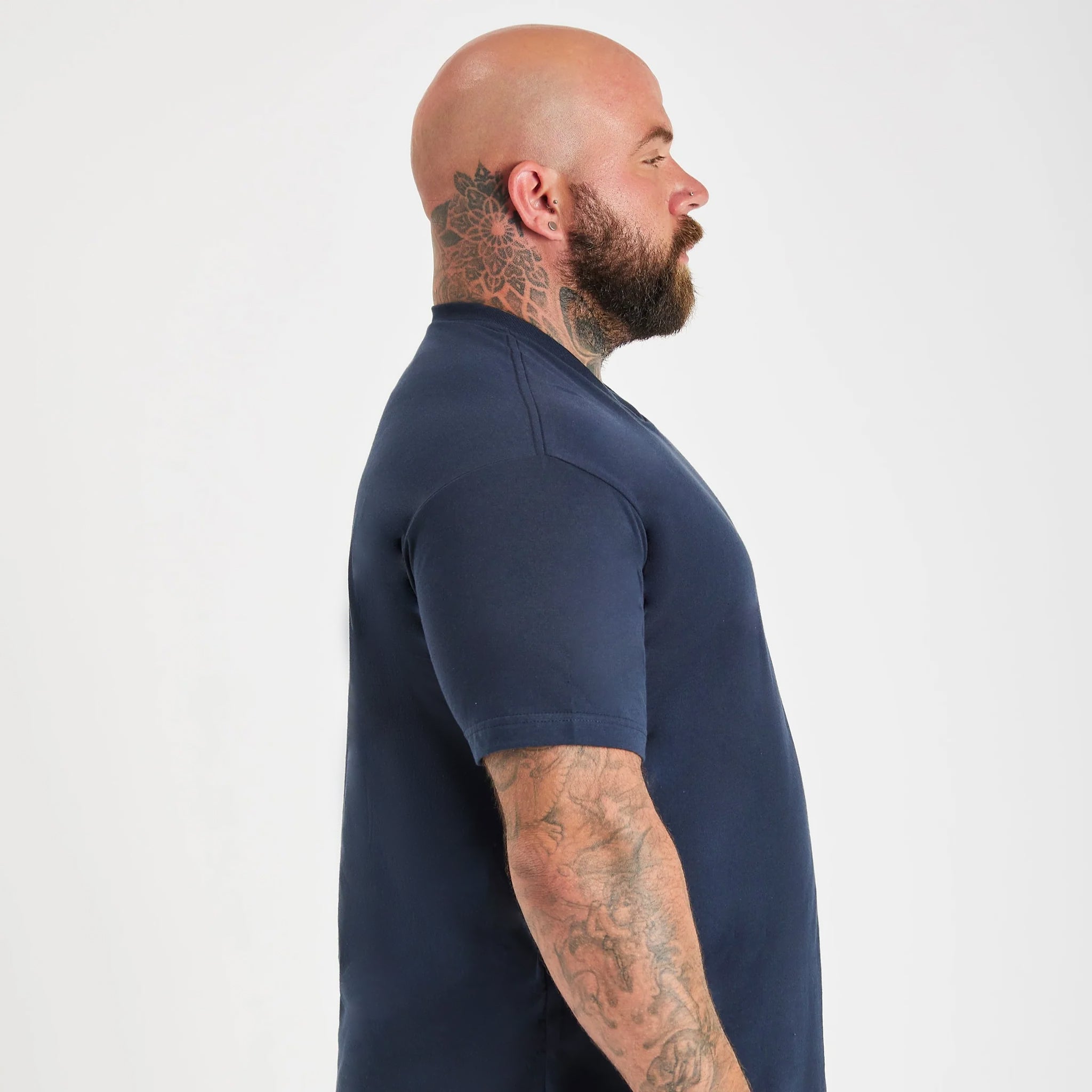 Load image into Gallery viewer, Navy Crew Neck T-Shirt
