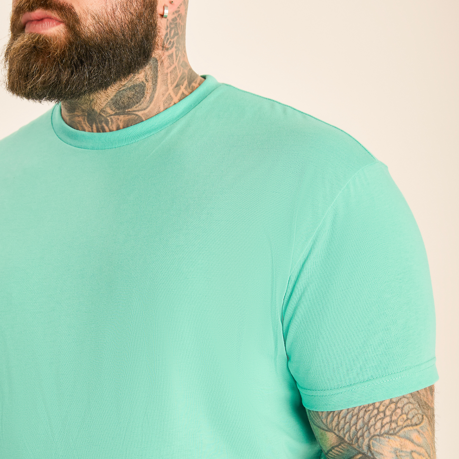 Load image into Gallery viewer, Tall Aqua Crew Neck
