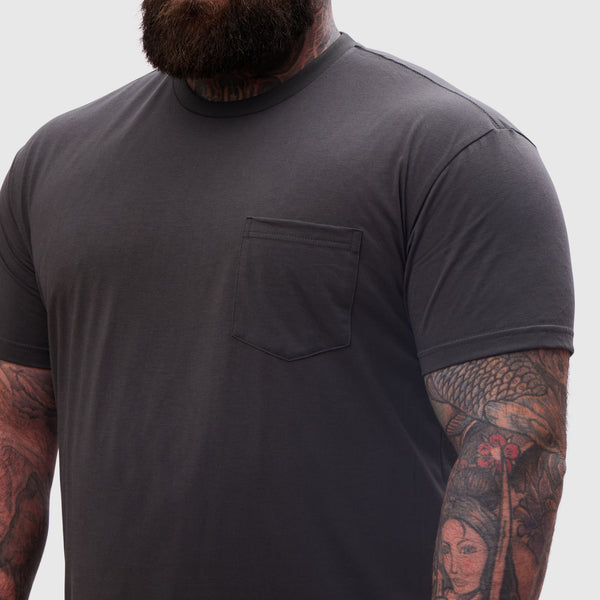 Carbon Pocket Crew Neck