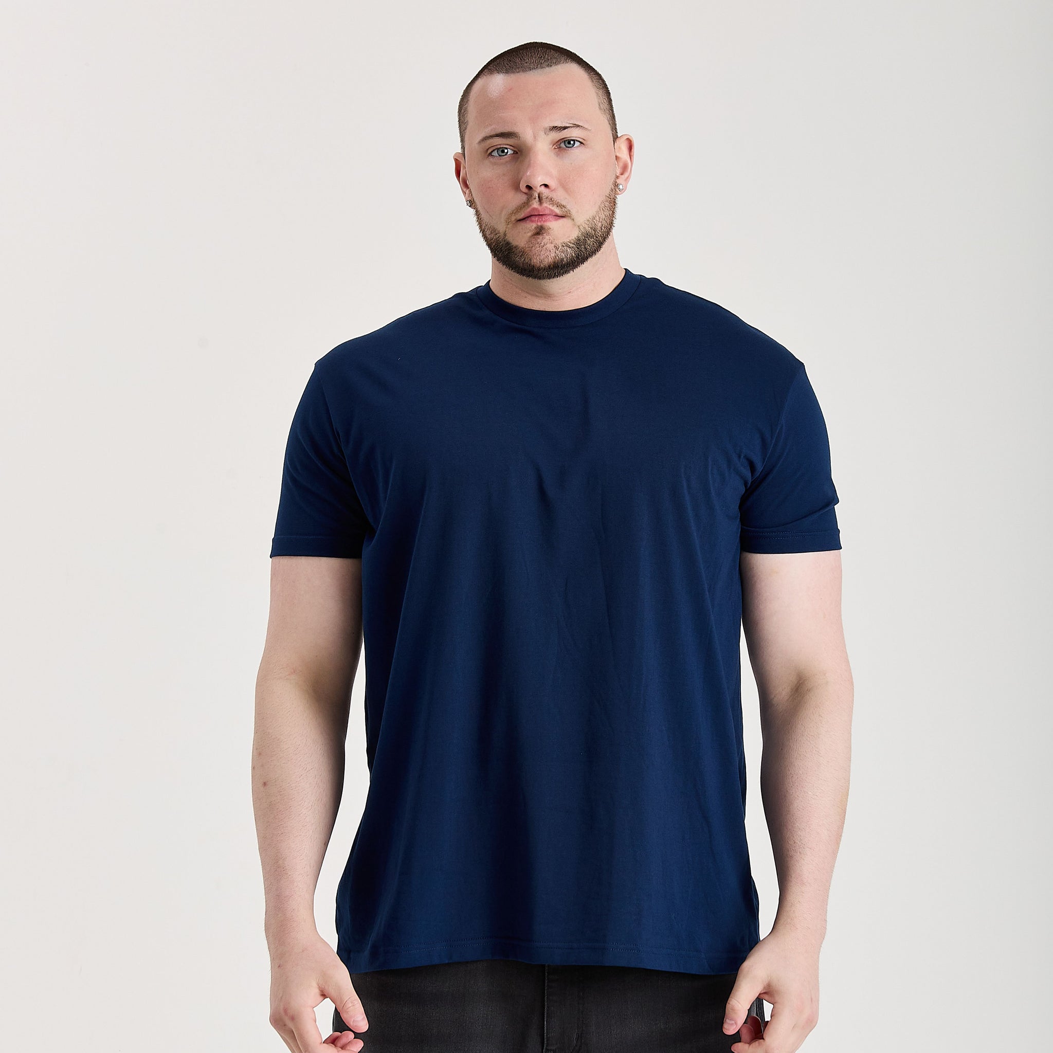 Load image into Gallery viewer, Tall Deep Blue Crew Neck
