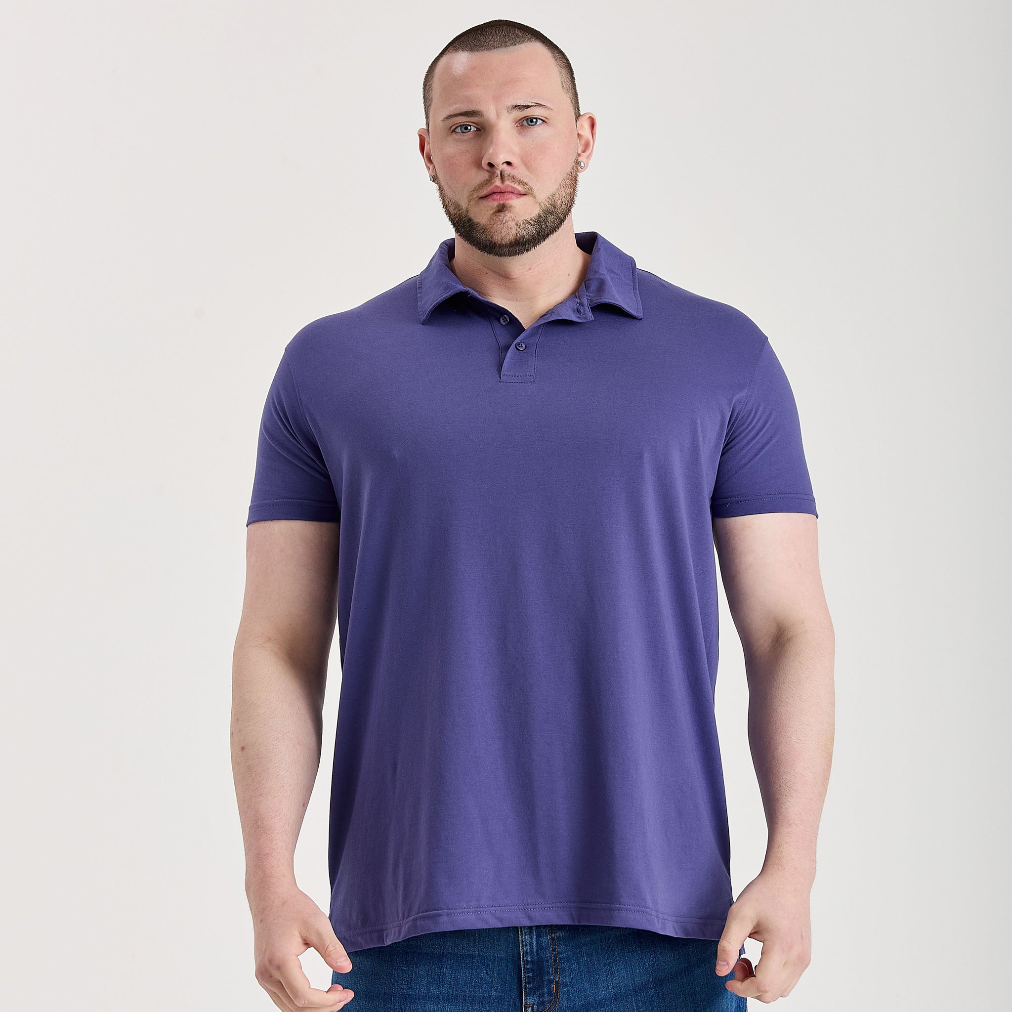 Load image into Gallery viewer, Tall Skipper Blue Polo
