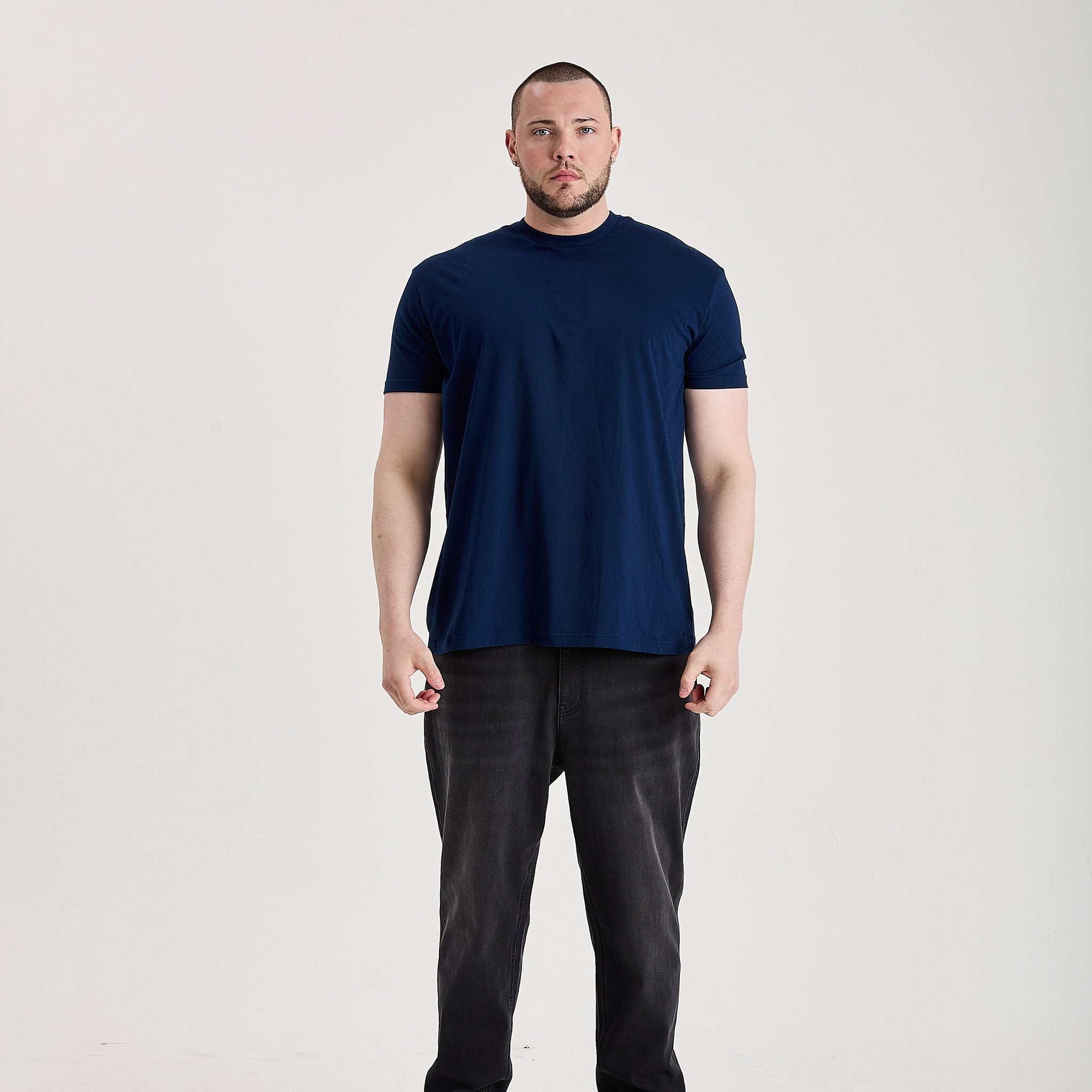 Load image into Gallery viewer, Deep Blue Crew Neck
