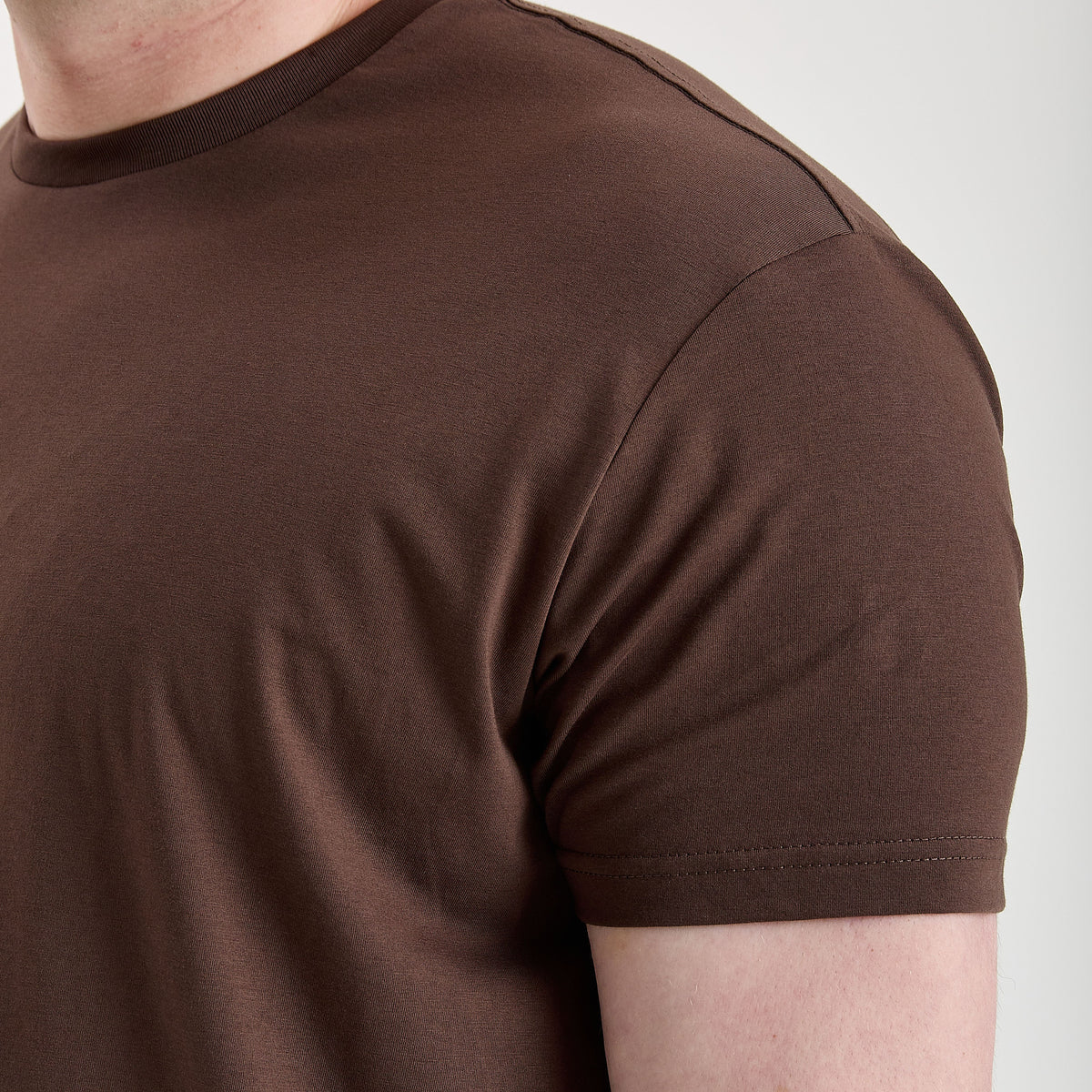 Tall Chocolate Crew Neck T-Shirt