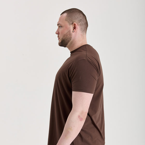 Tall Chocolate Crew Neck T-Shirt