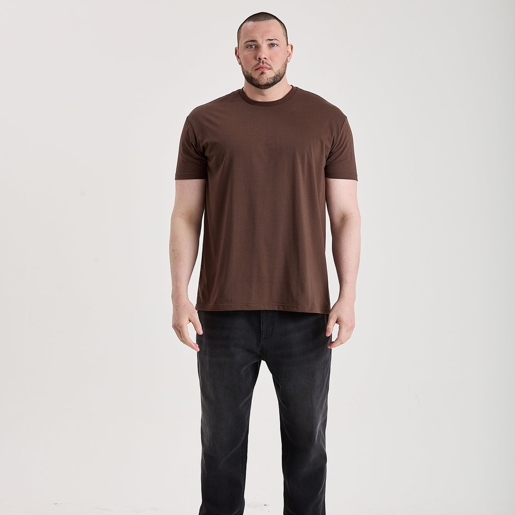 Tall Chocolate Crew Neck T-Shirt