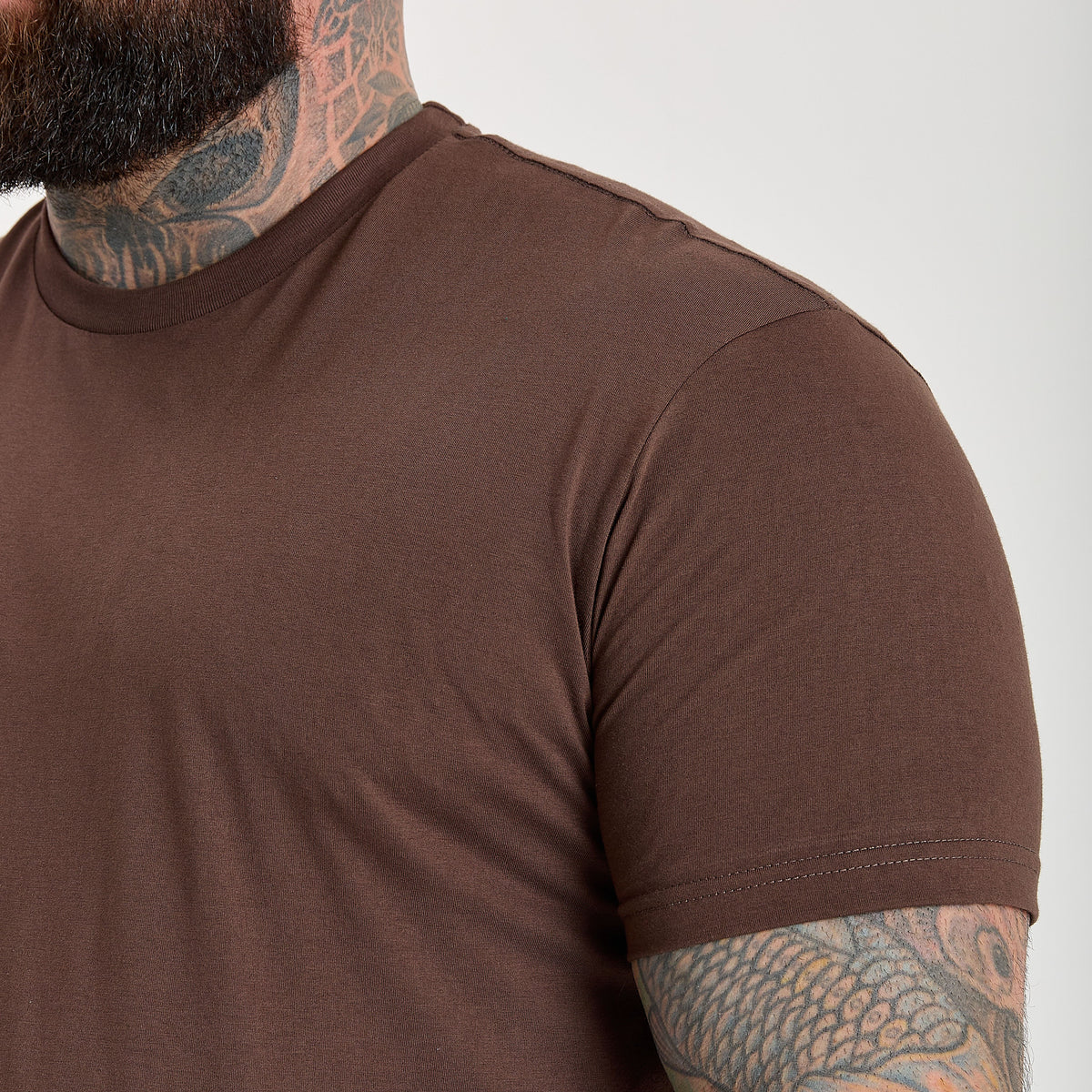 Chocolate Crew Neck T-Shirt