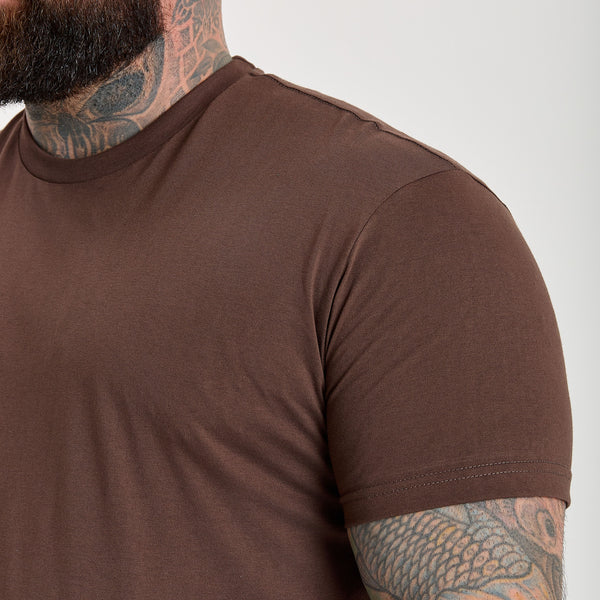 Chocolate Crew Neck T-Shirt