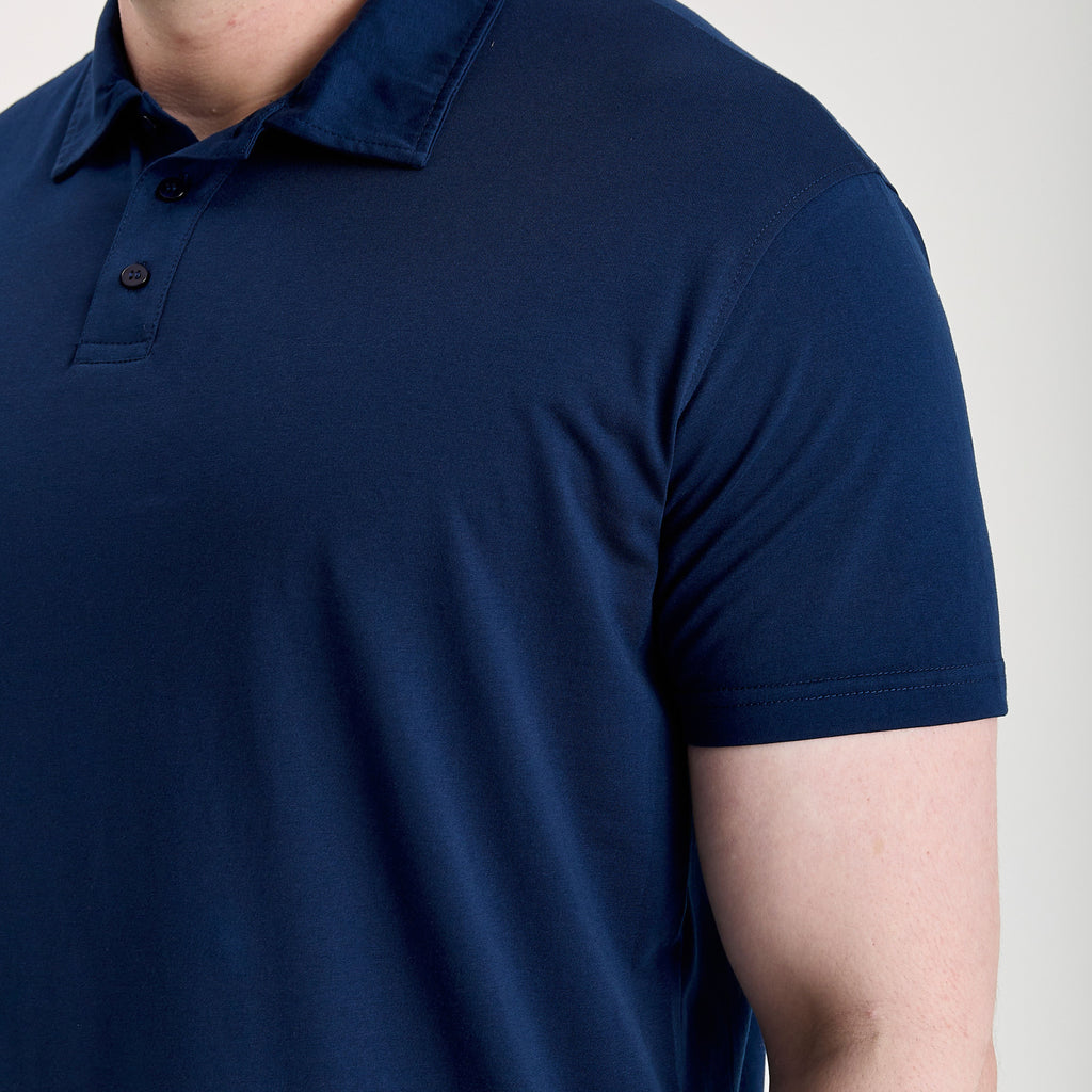 Tall Deep Blue Polo Shirt