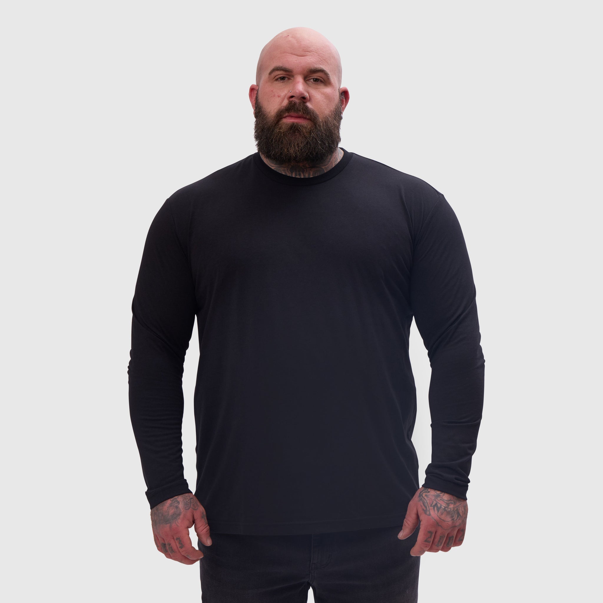 Load image into Gallery viewer, Tall Black Long Sleeve 3-Pack
